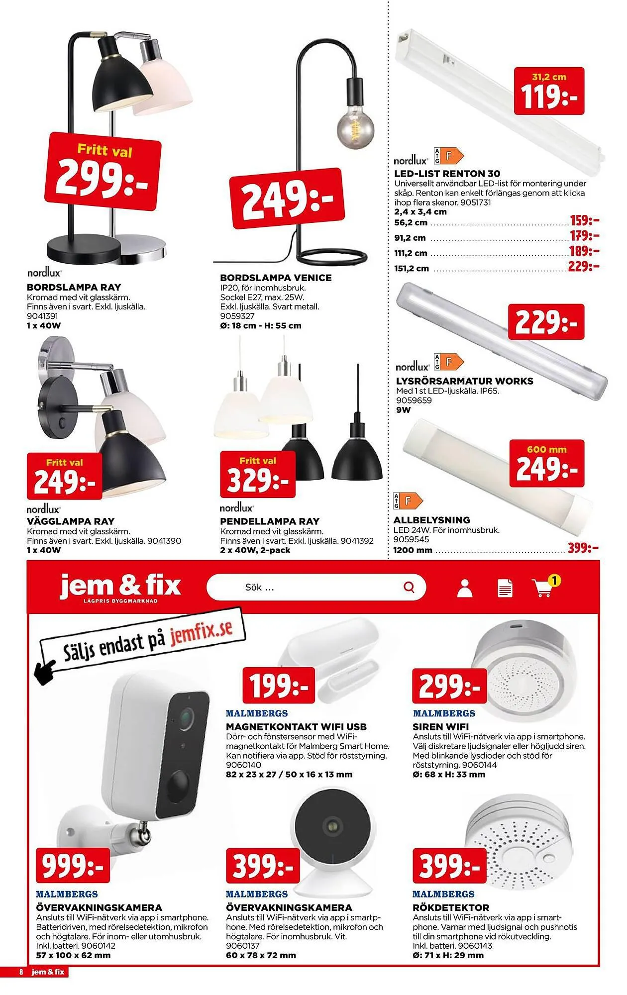 Jem&Fix reklamblad från 3 december till 10 december 2023 - Reklamblad sidor 8