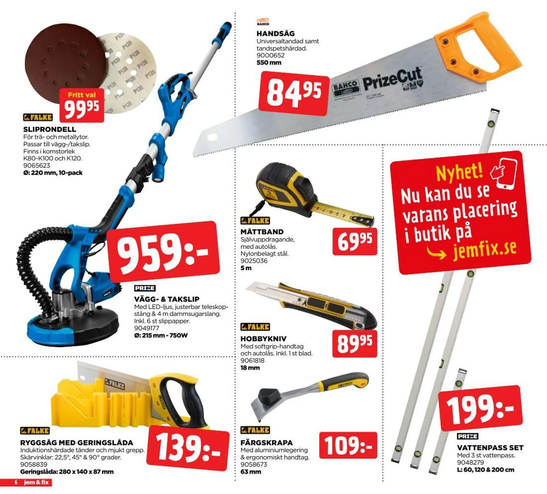 Jem&Fix reklamblad från 10 mars till 23 mars 2025 - Reklamblad sidor 6
