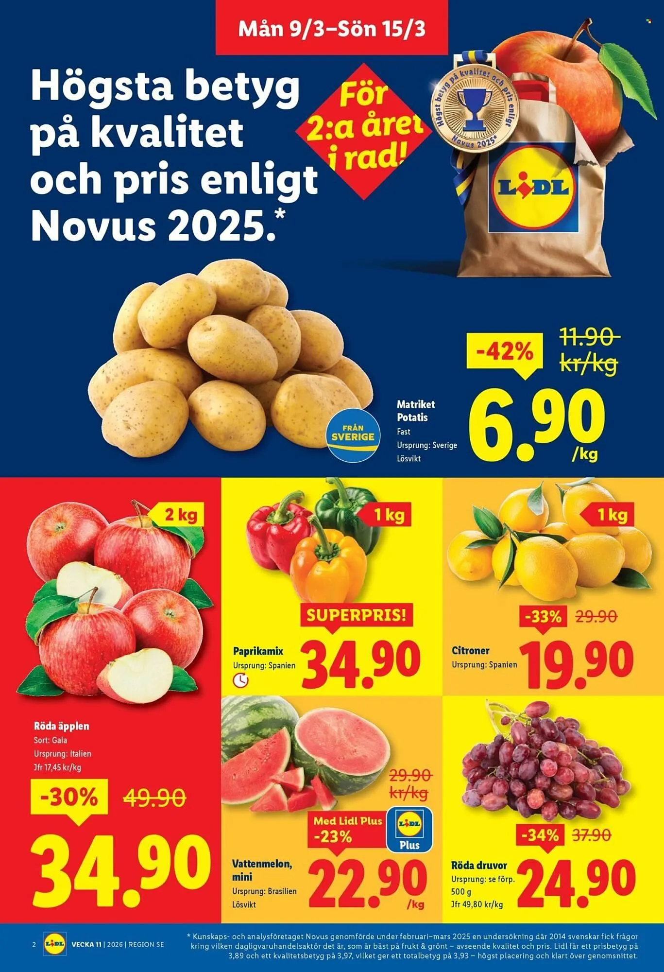 Lidl reklamblad från 9 mars till 15 mars 2026 - Reklamblad sidor 2