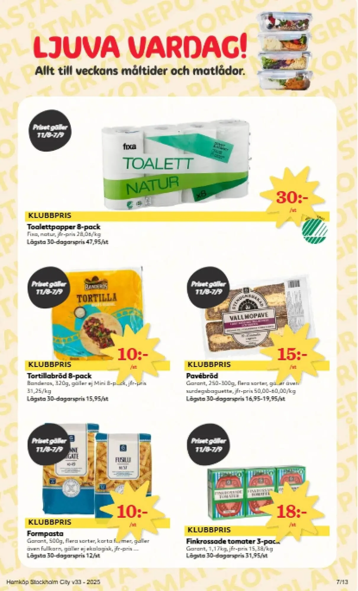 Hemköp reklamblad från 11 augusti till 17 augusti 2025 - Reklamblad sidor 7