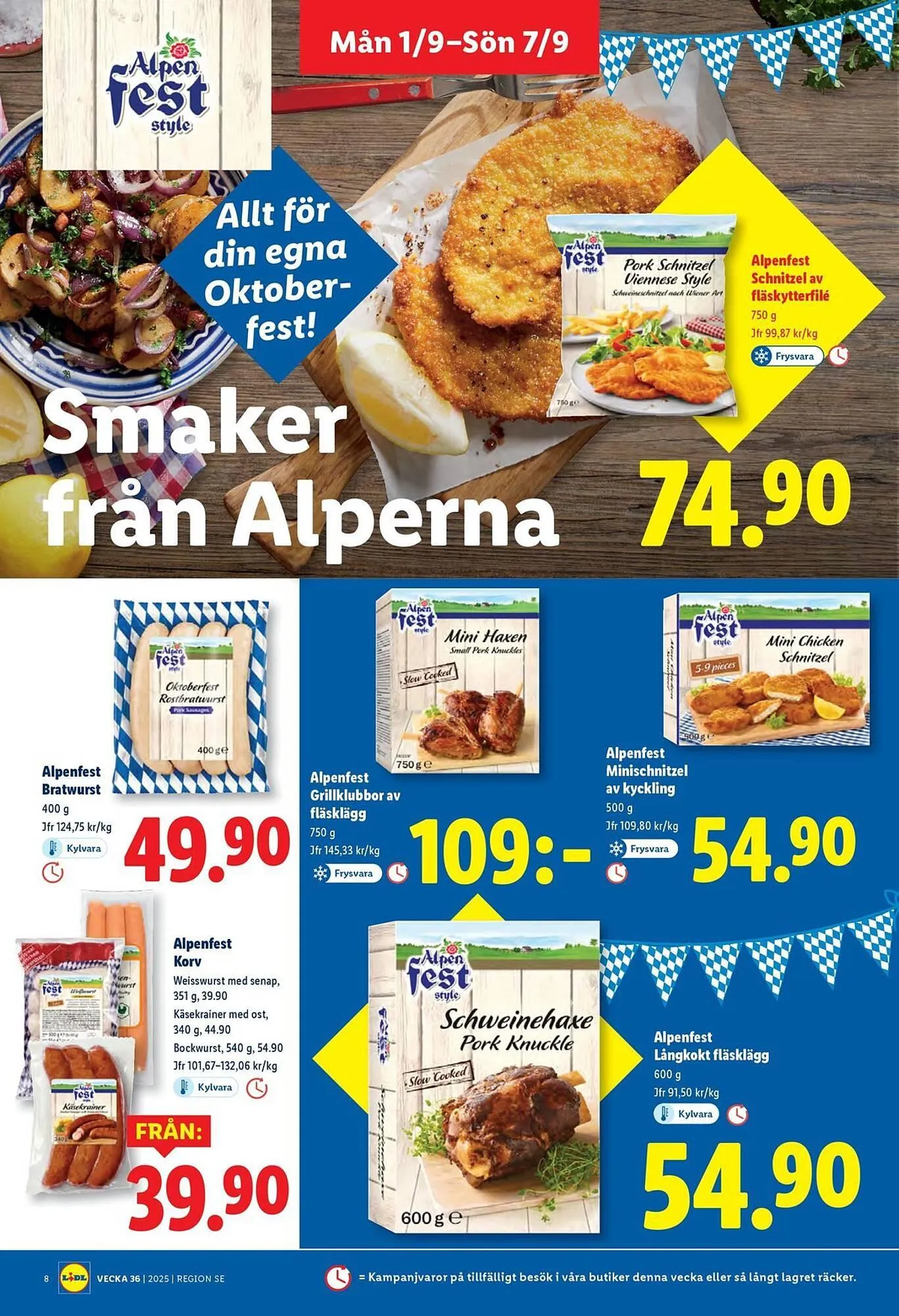 Lidl reklamblad från 1 september till 7 september 2025 - Reklamblad sidor 8