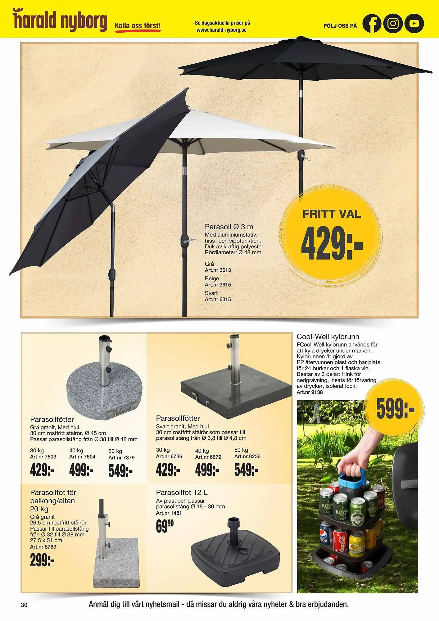 Harald Nyborg reklamblad från 11 juni till 31 oktober 2023 - Reklamblad sidor 30