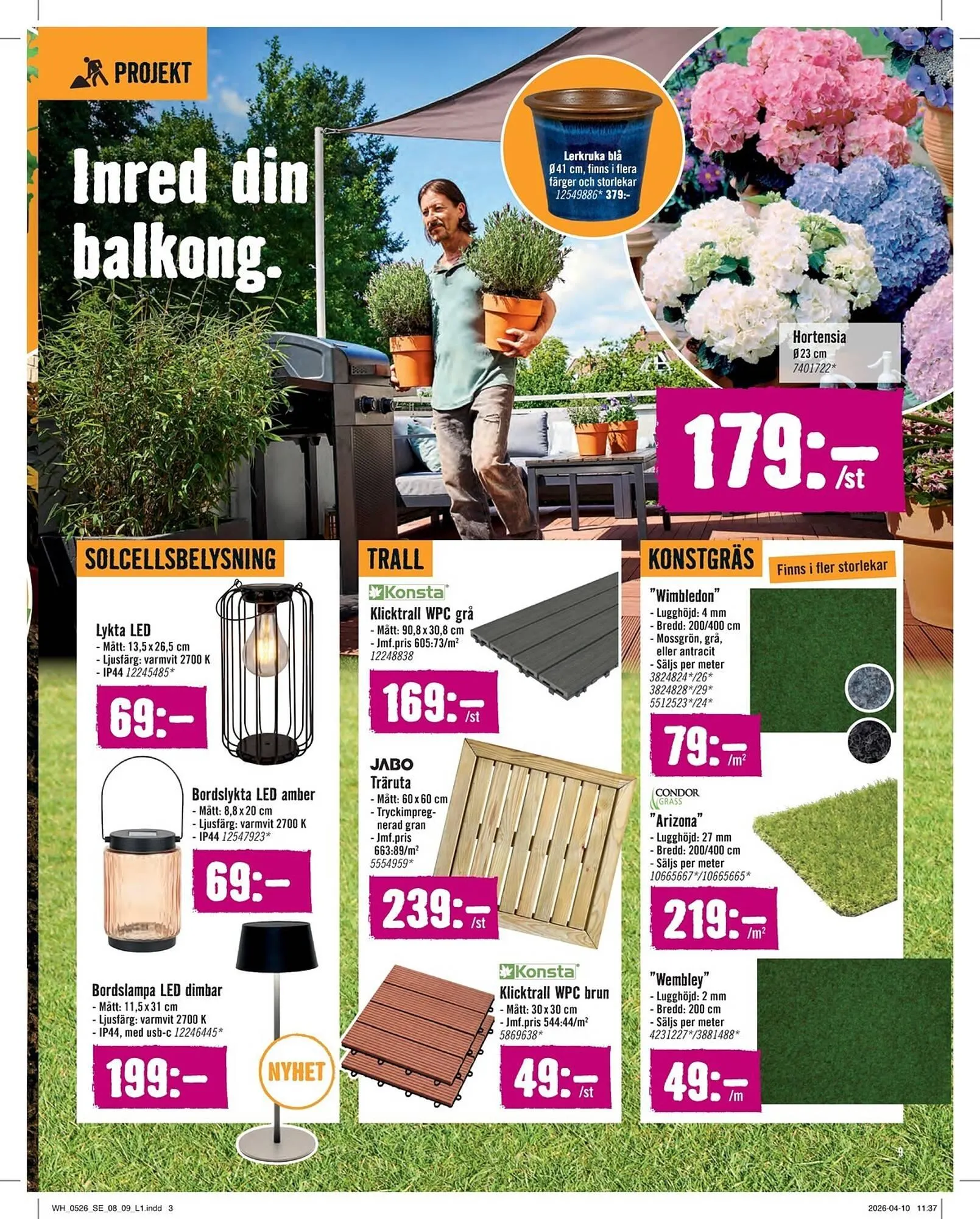 Hornbach reklamblad från 4 maj till 30 maj 2026 - Reklamblad sidor 9
