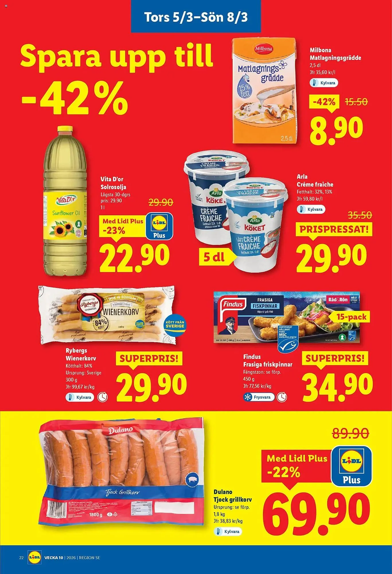 Lidl reklamblad från 2 mars till 8 mars 2026 - Reklamblad sidor 26