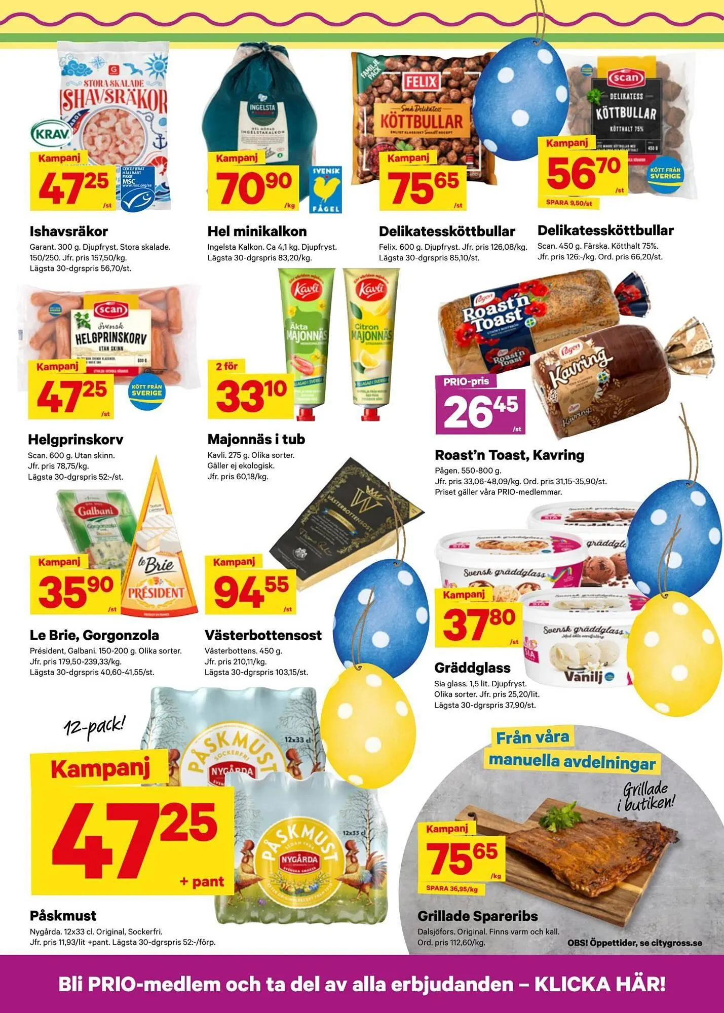 City Gross reklamblad från 30 mars till 7 april 2026 - Reklamblad sidor 14