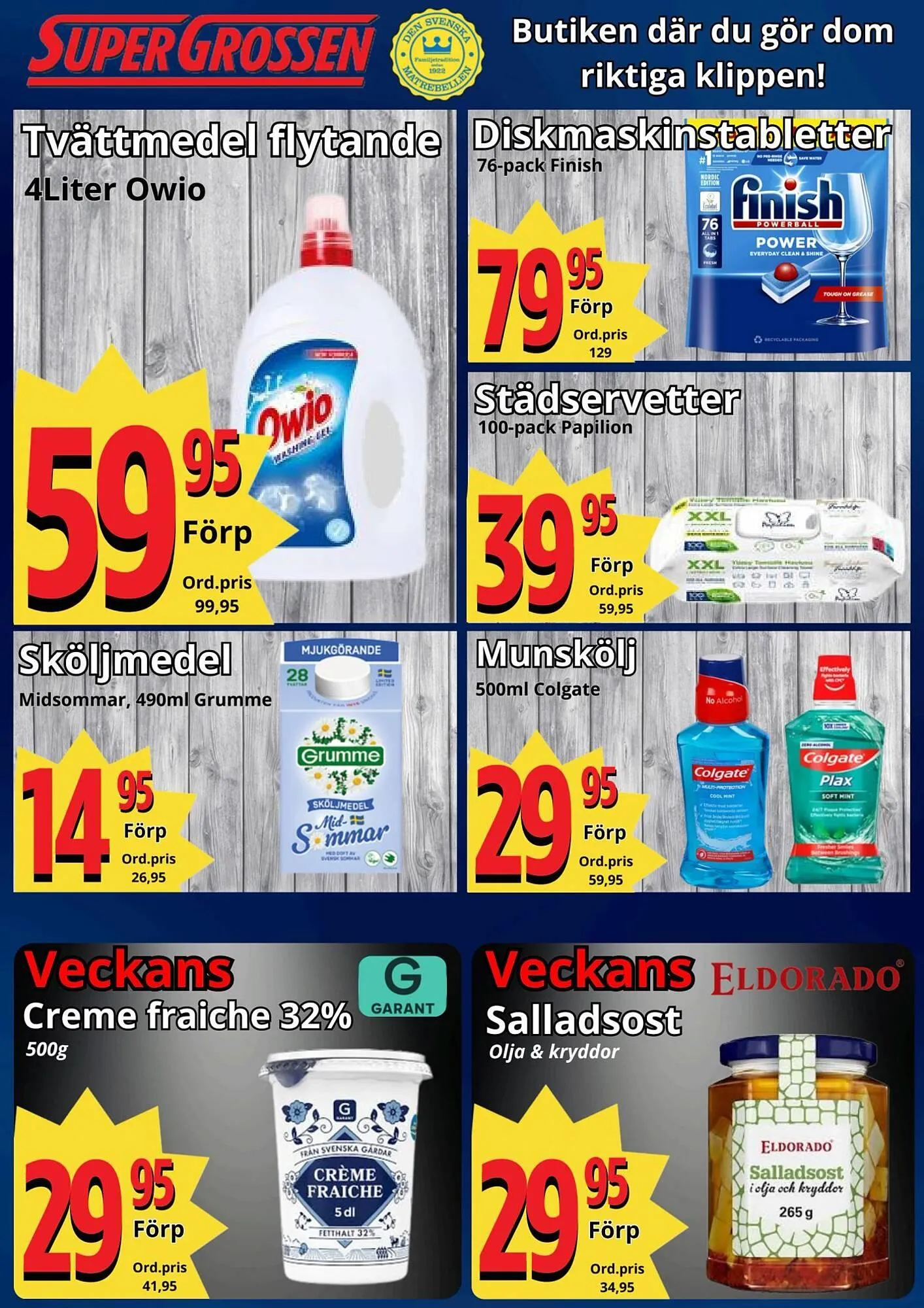 Supergrossen reklamblad från 28 juli till 3 augusti 2025 - Reklamblad sidor 12