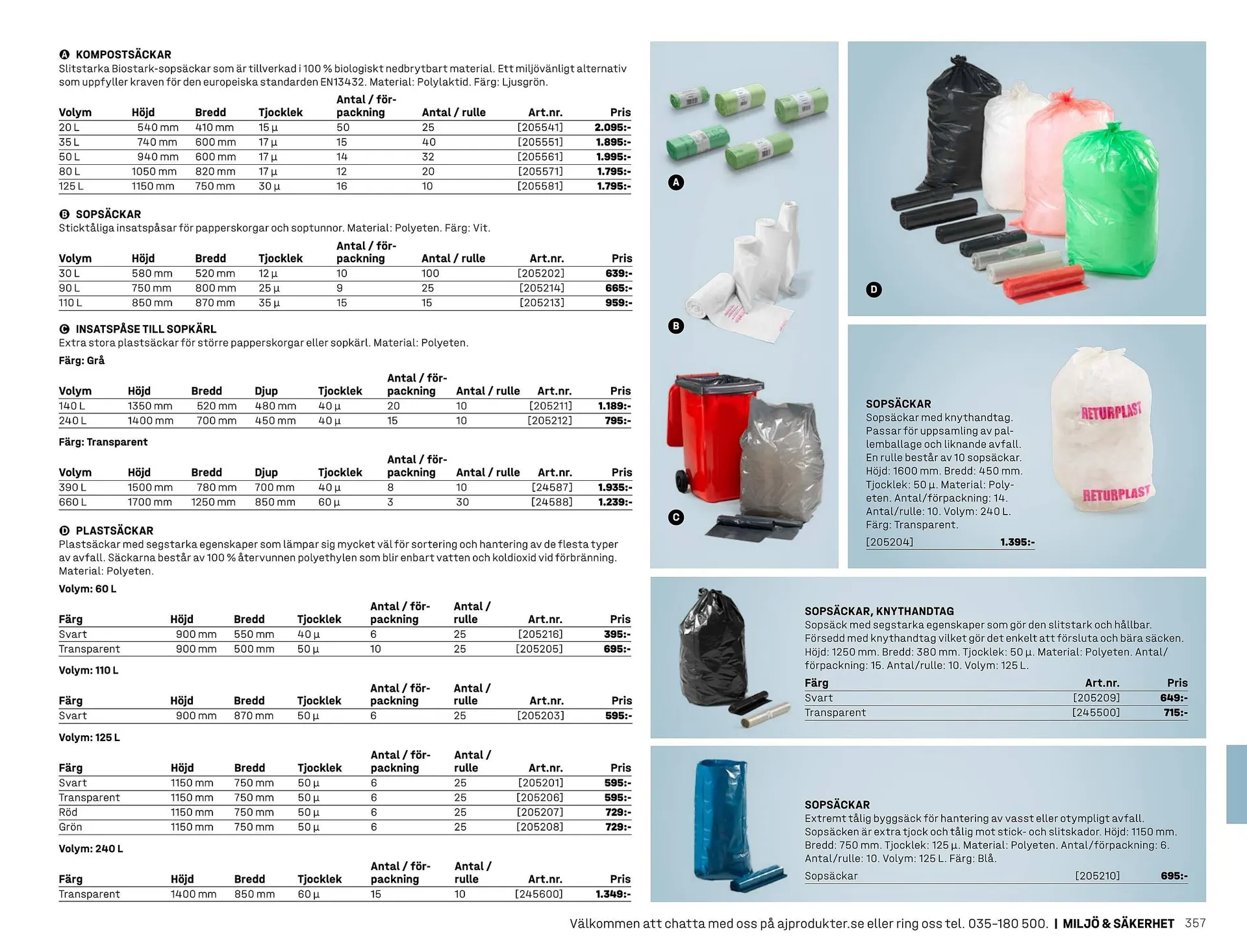AJ Produkter reklamblad från 1 januari till 31 december 2025 - Reklamblad sidor 357