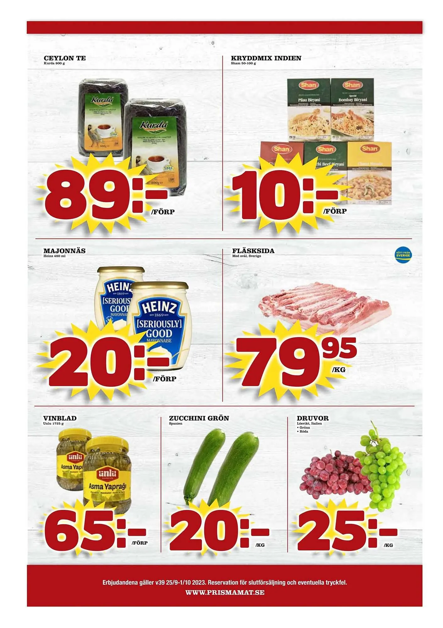 Prisma Mat reklamblad från 24 september till 1 oktober 2023 - Reklamblad sidor 8