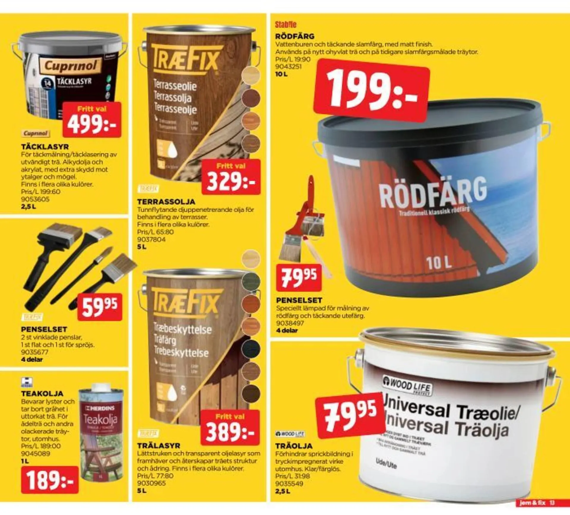 Jem&Fix reklamblad från 12 maj till 18 maj 2025 - Reklamblad sidor 13