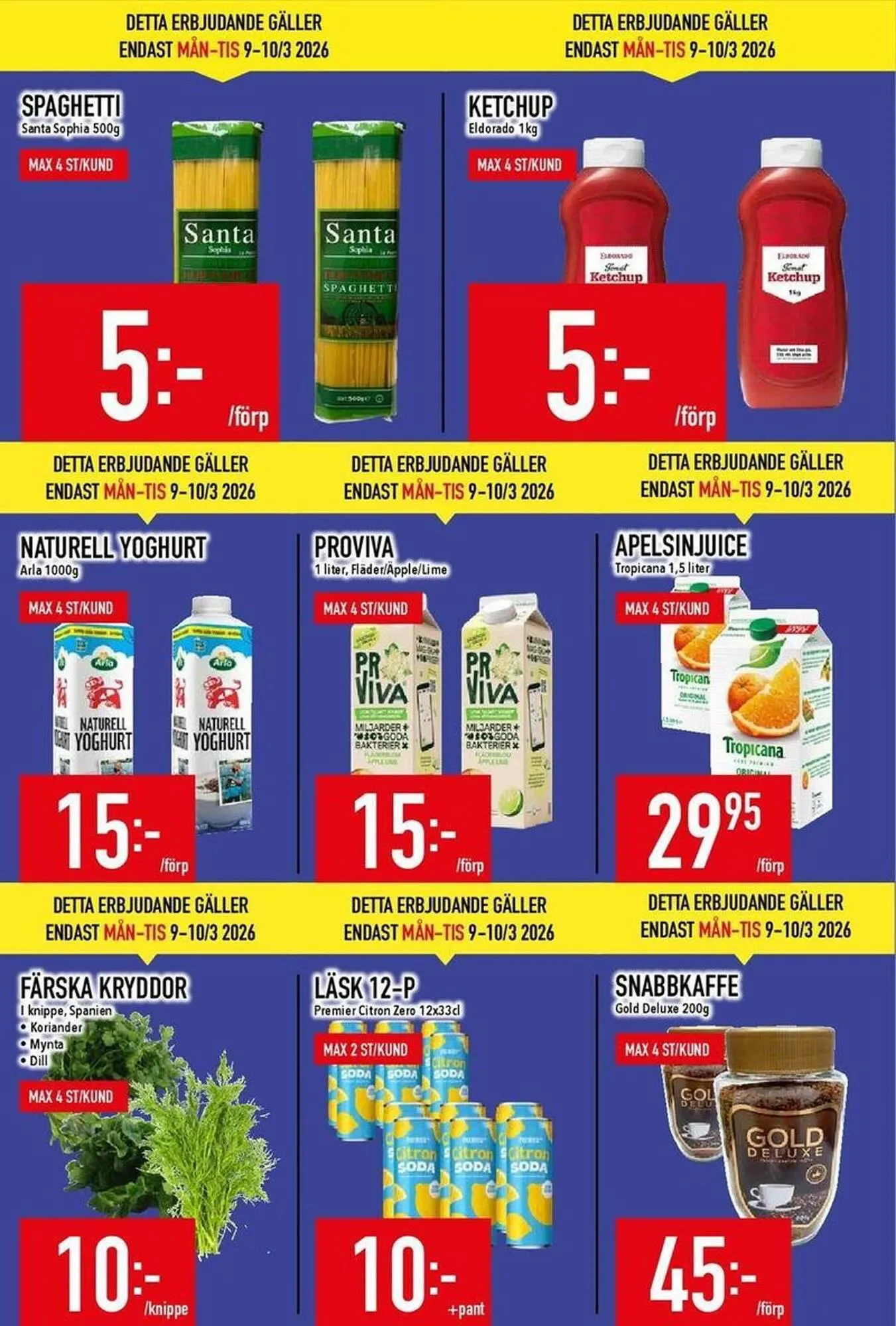 Matdax reklamblad från 9 mars till 15 mars 2026 - Reklamblad sidor 2