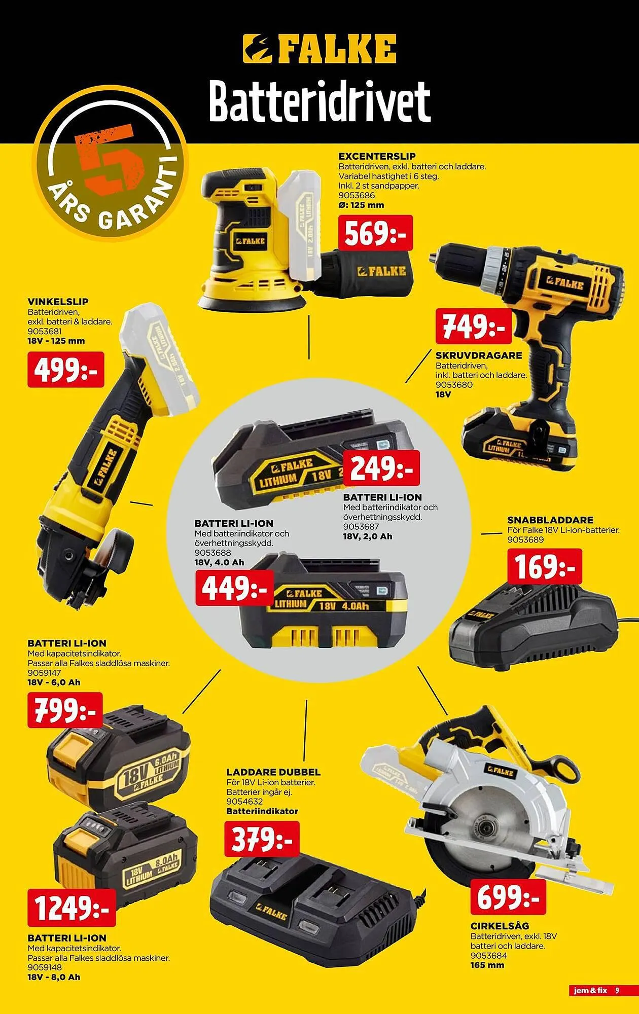 Jem&Fix reklamblad från 3 december till 10 december 2023 - Reklamblad sidor 9