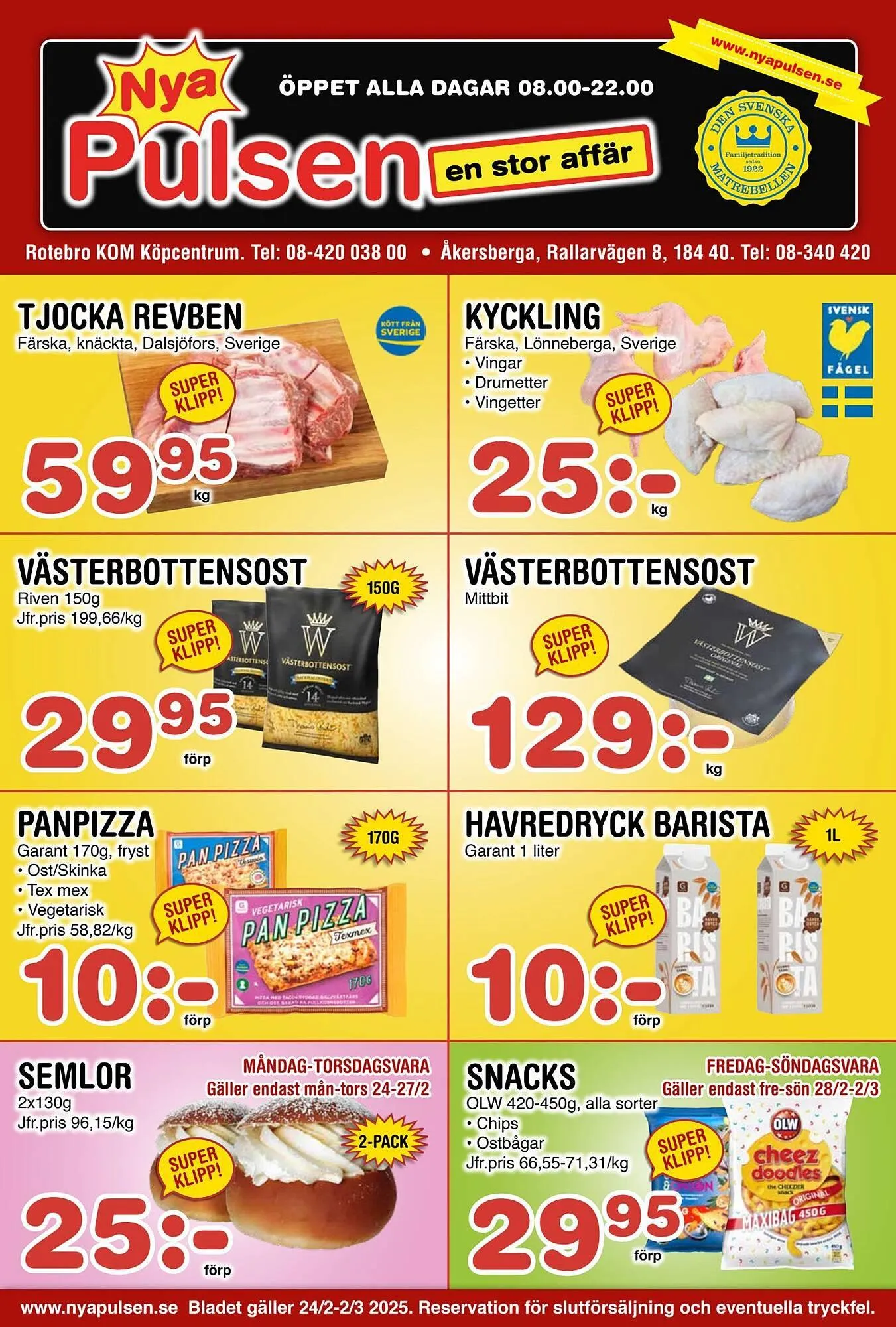 Nya Pulsen reklamblad - 1