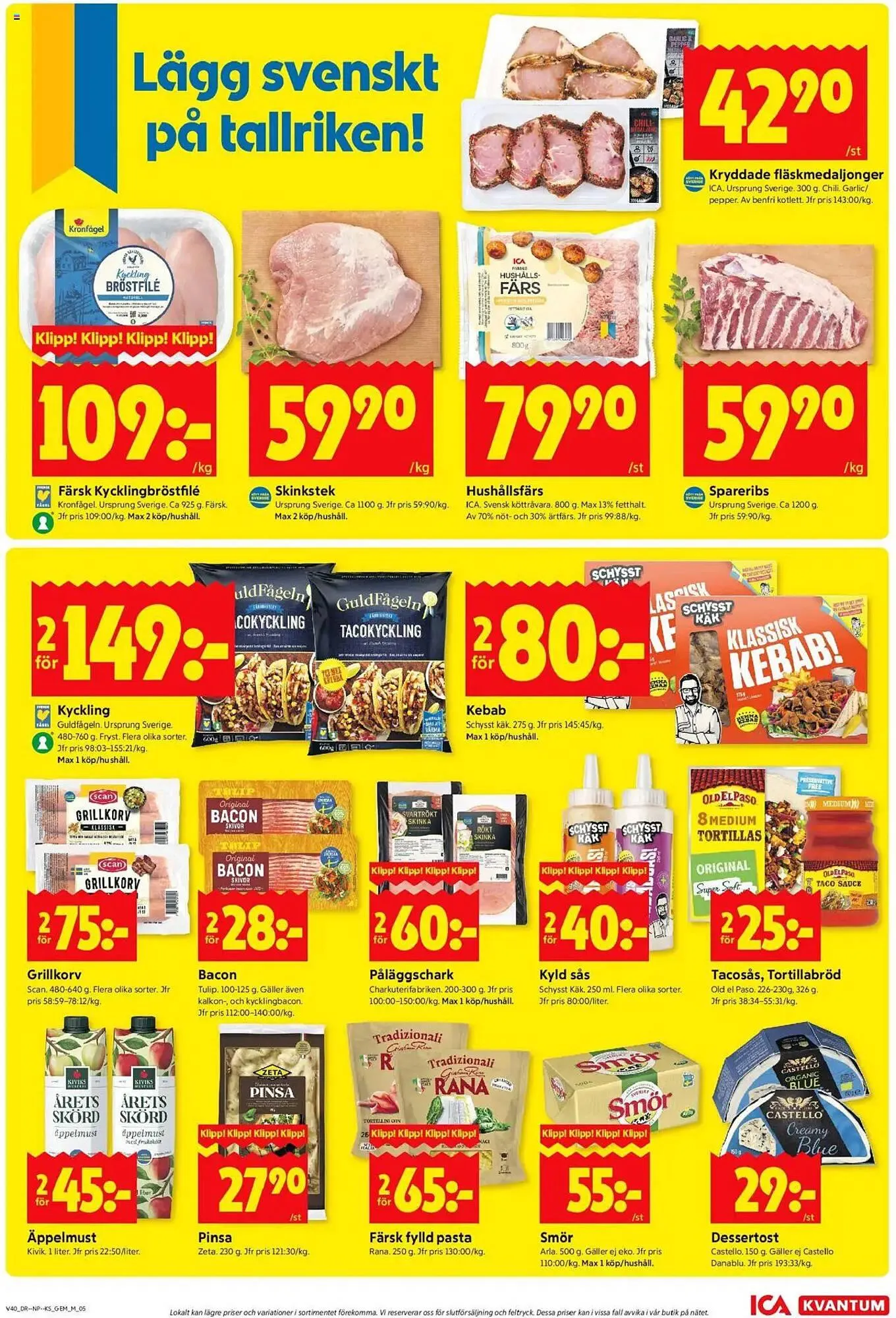 ICA Kvantum reklamblad från 29 september till 5 oktober 2025 - Reklamblad sidor 5