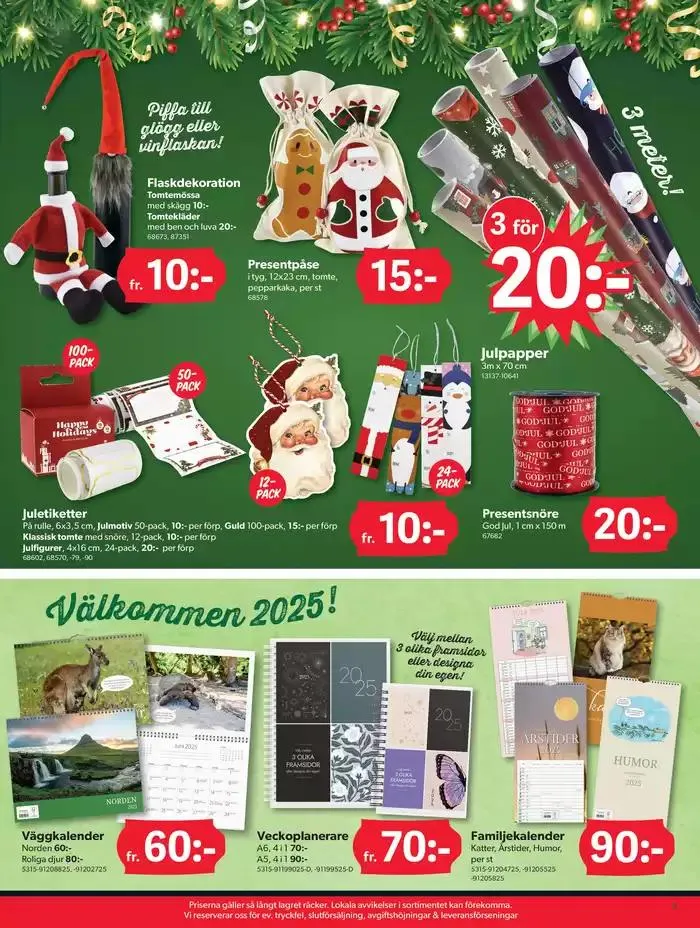 DollarStore Erbjudanden från 17 december till 31 december 2024 - Reklamblad sidor 9