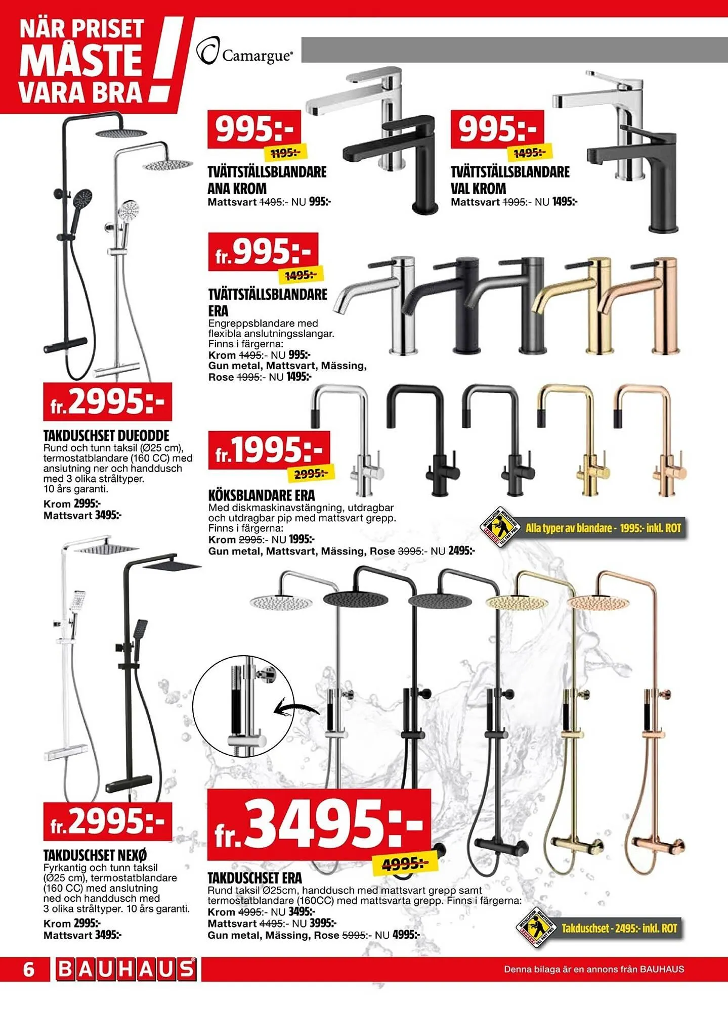 Bauhaus reklamblad från 3 mars till 16 mars 2025 - Reklamblad sidor 6