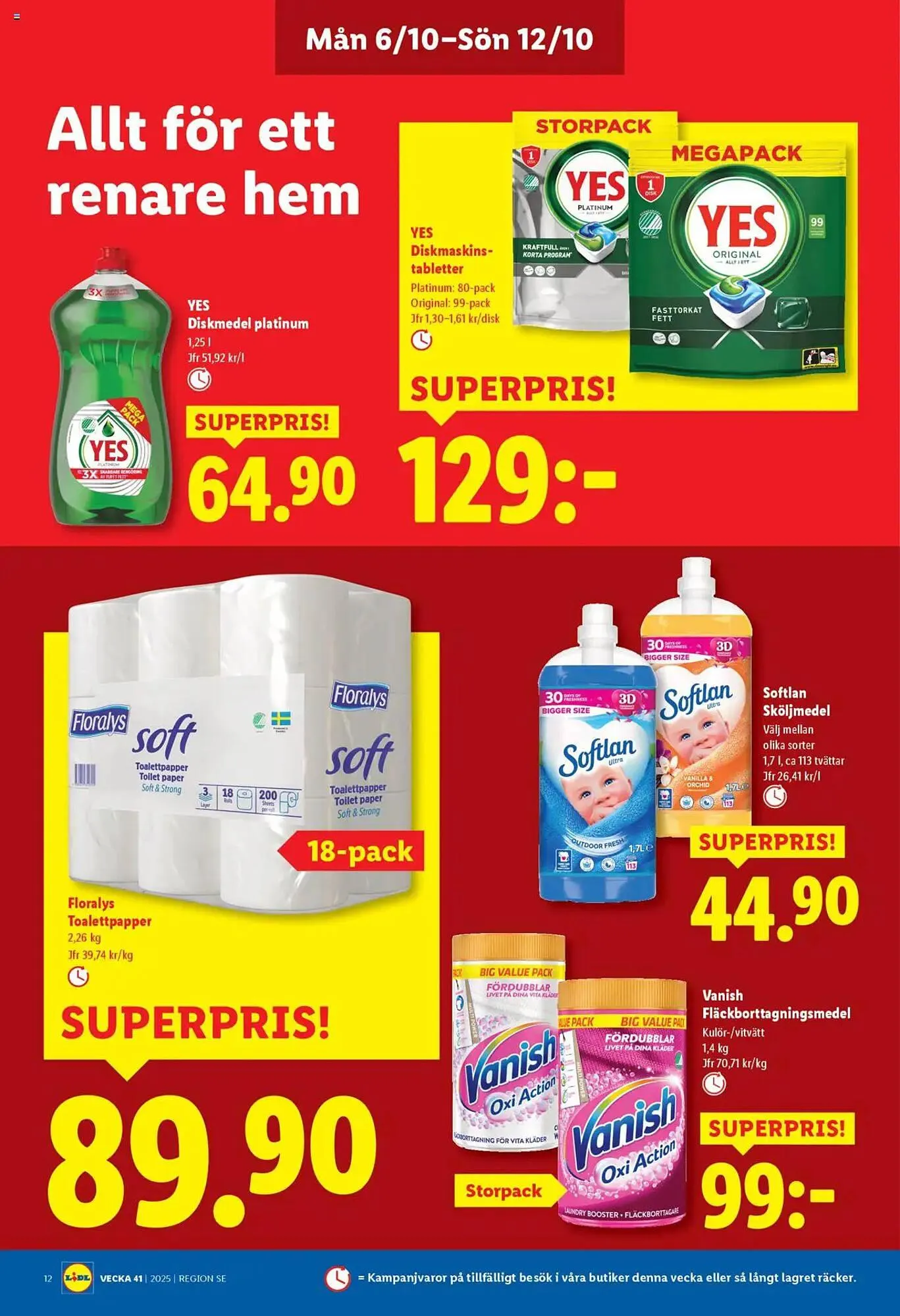 Lidl reklamblad från 6 oktober till 12 oktober 2025 - Reklamblad sidor 14