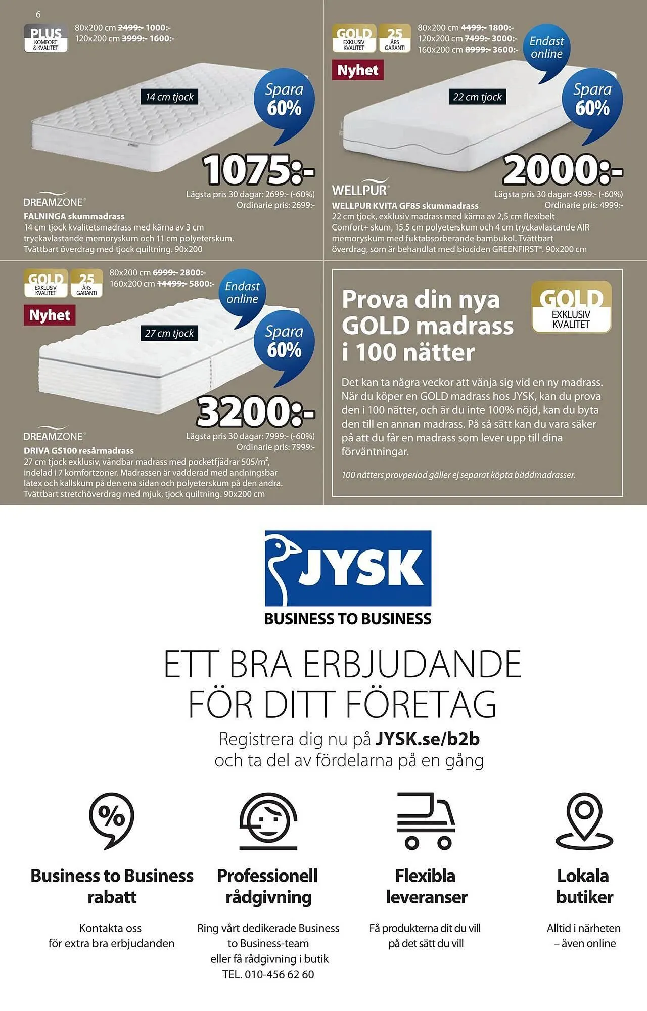 JYSK reklamblad från 20 oktober till 2 november 2025 - Reklamblad sidor 6