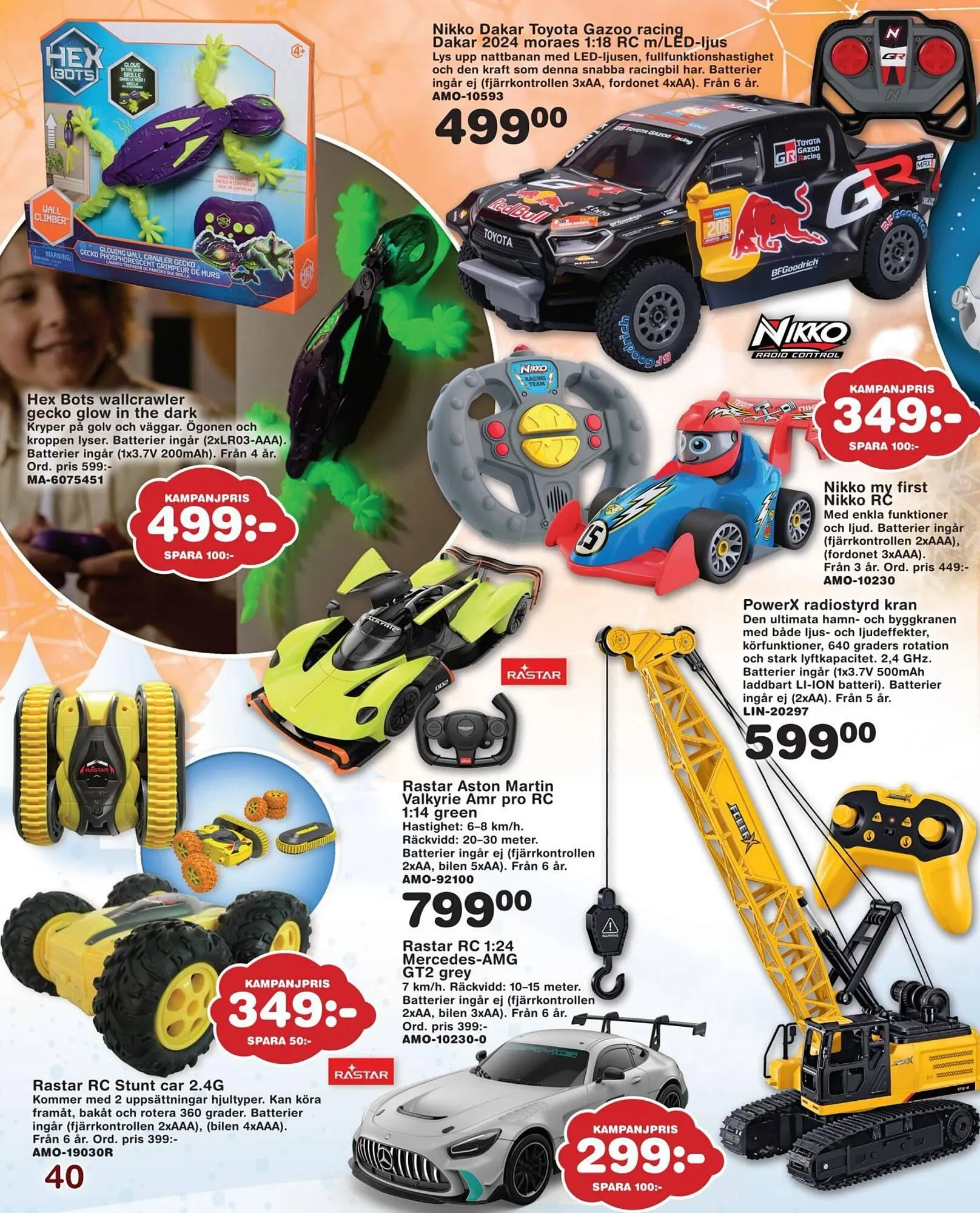 Lekextra reklamblad från 7 november till 31 december 2025 - Reklamblad sidor 40