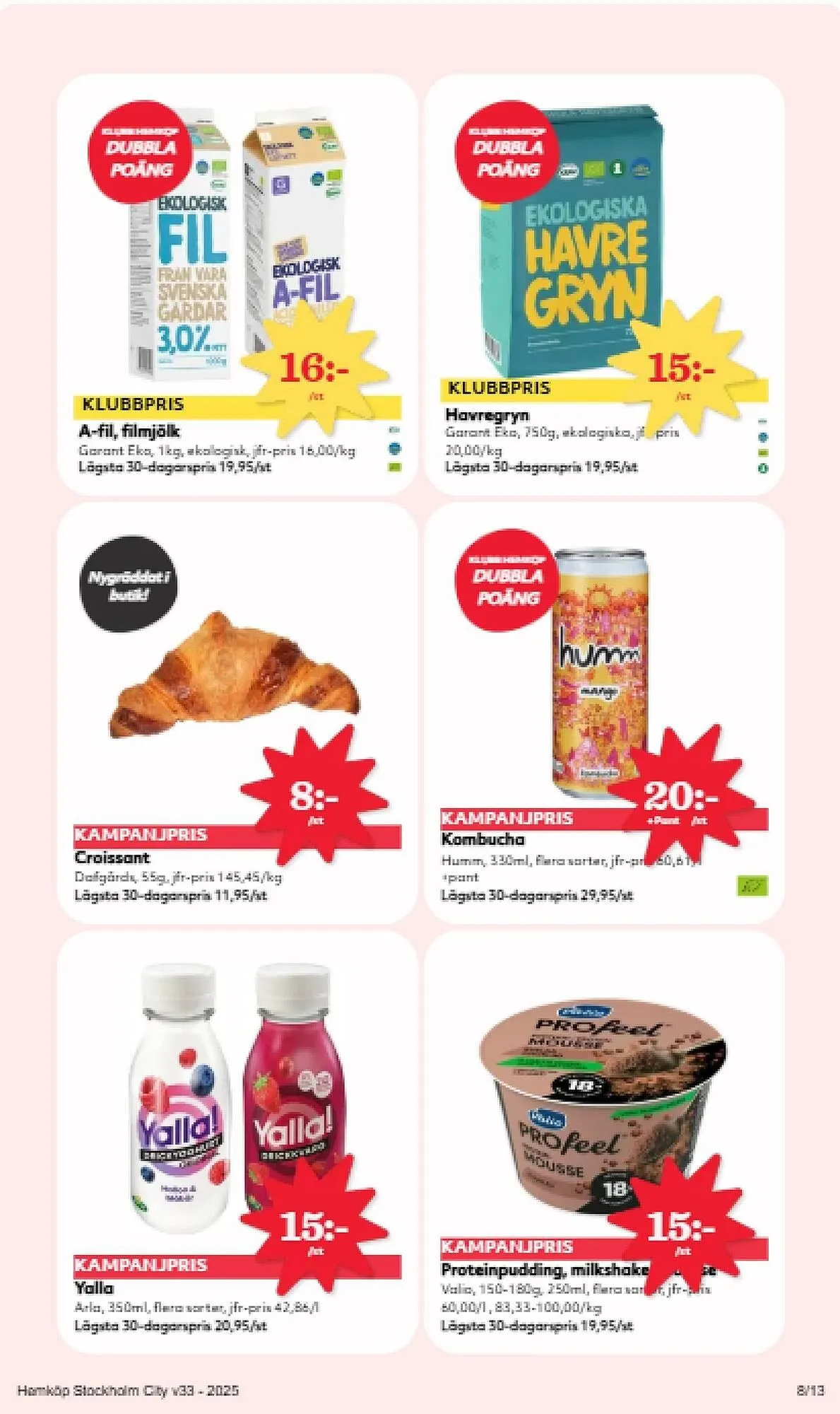 Hemköp reklamblad från 11 augusti till 17 augusti 2025 - Reklamblad sidor 8