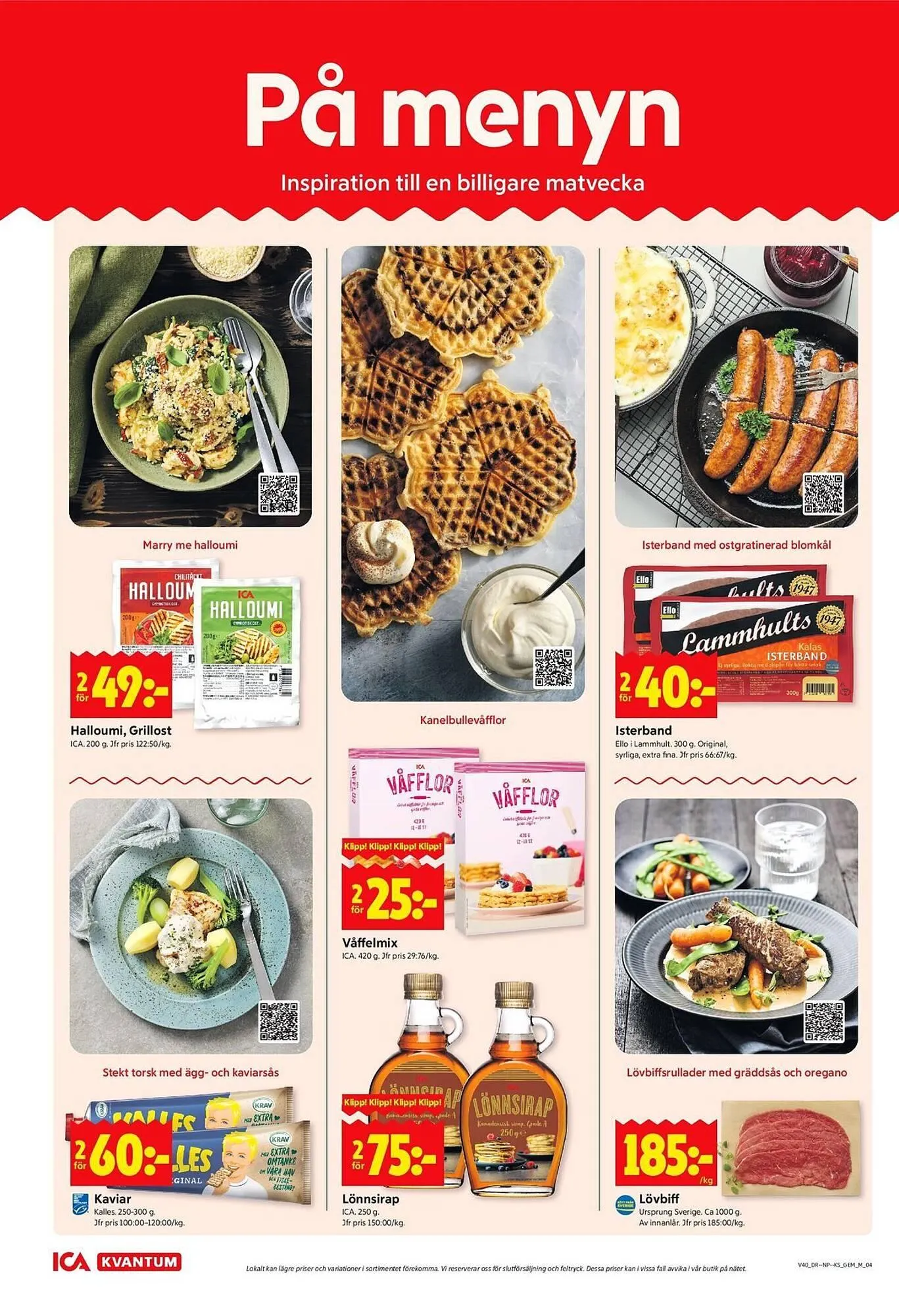 ICA Kvantum reklamblad från 29 september till 5 oktober 2025 - Reklamblad sidor 4