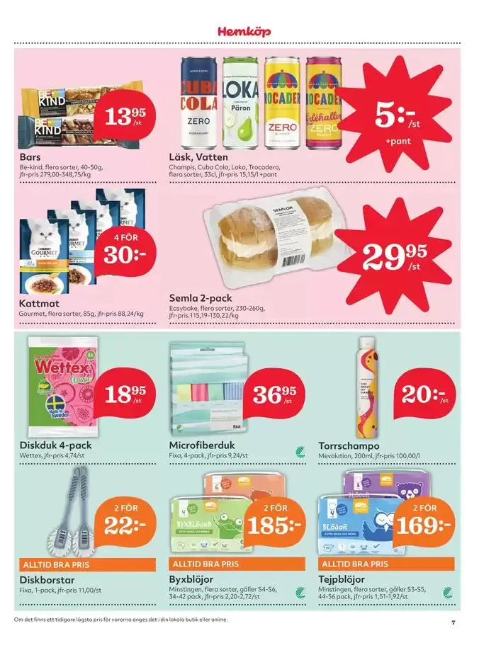 Top-deals för alla kunder från 6 januari till 12 januari 2025 - Reklamblad sidor 7