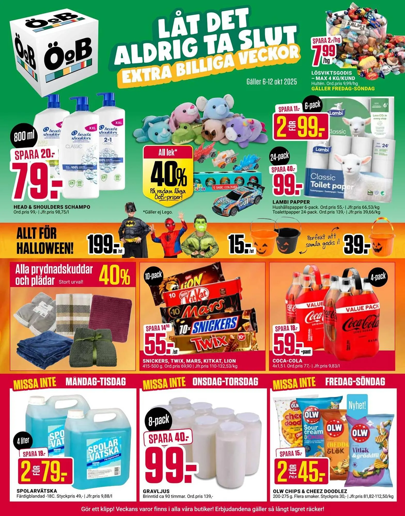ÖoB annonsblad från 6 oktober till 12 oktober 2025 - Reklamblad sidor 1