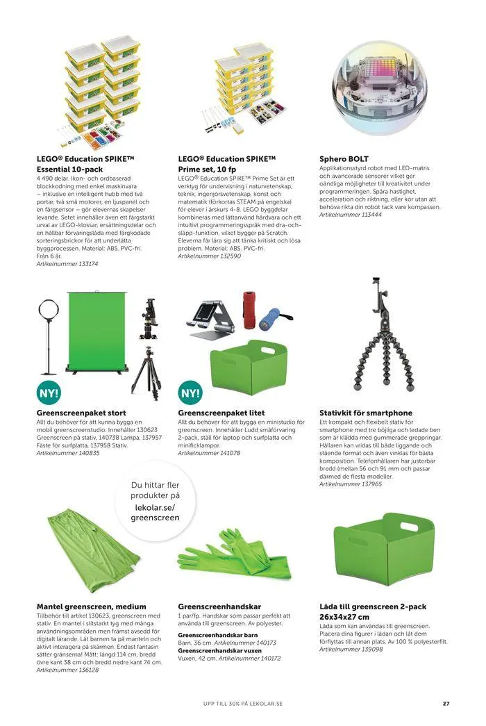Nyheter och favoriter skola och fritidshem 2024 från 23 februari till 31 december 2024 - Reklamblad sidor 27