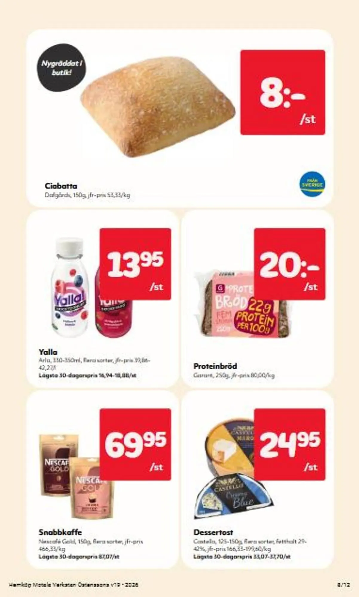 Hemköp reklamblad från 4 maj till 10 maj 2026 - Reklamblad sidor 8