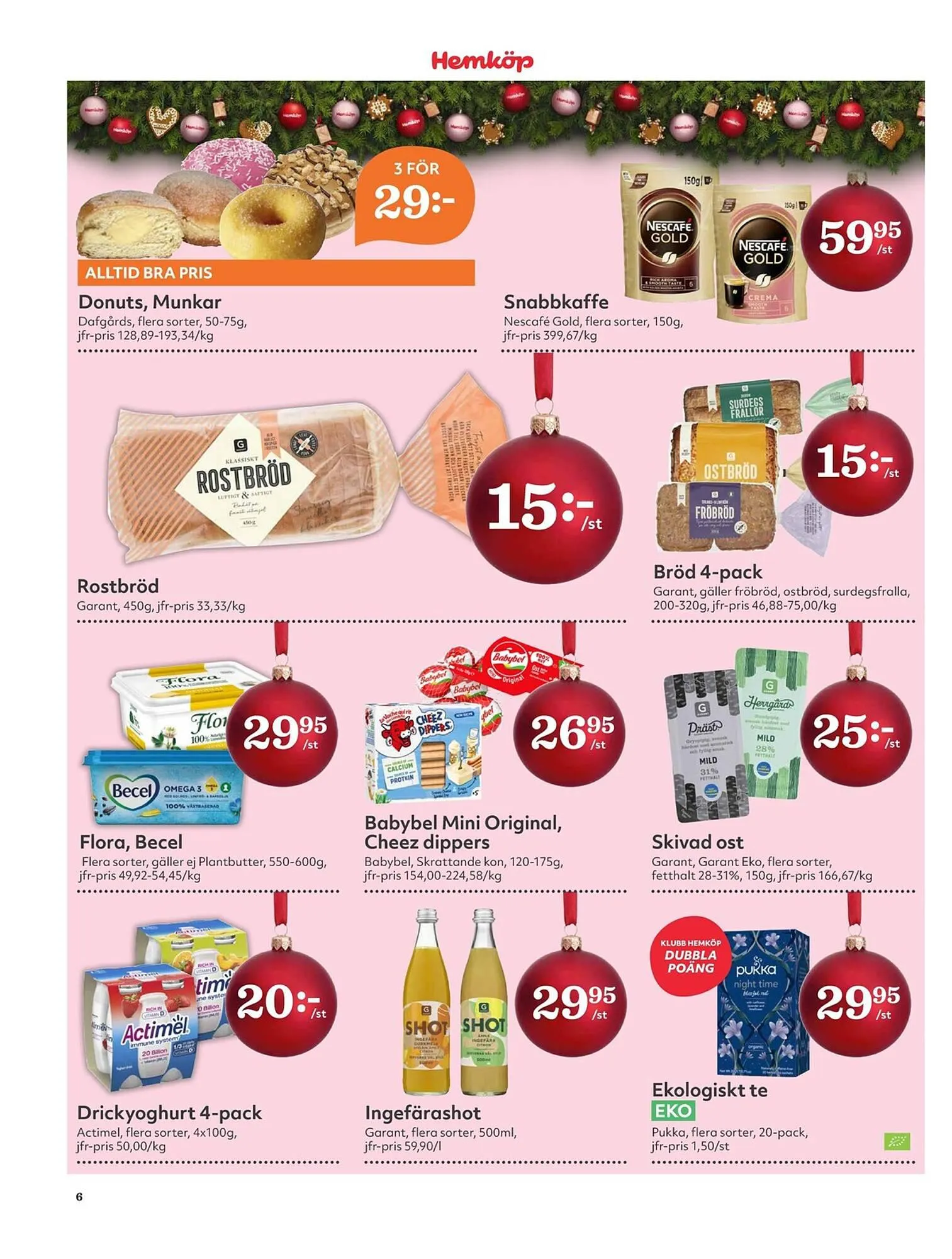 Hemköp reklamblad från 27 november till 3 december 2023 - Reklamblad sidor 6
