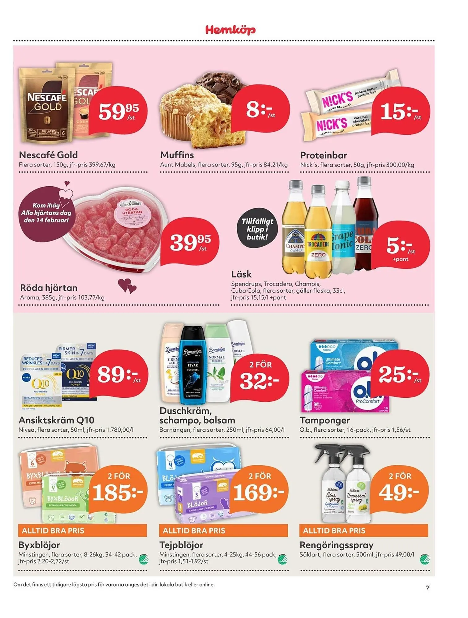 Hemköp reklamblad från 3 februari till 9 februari 2025 - Reklamblad sidor 7