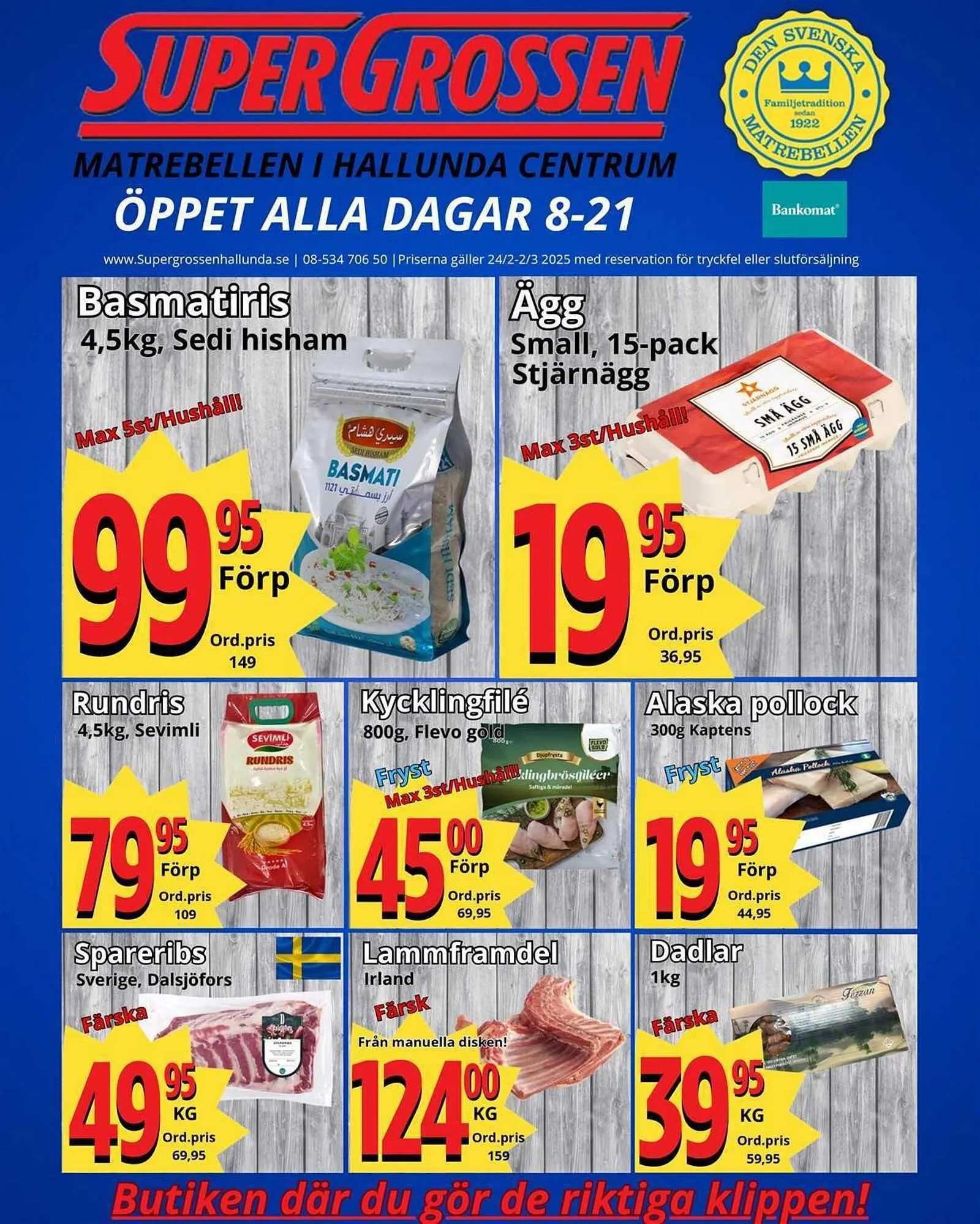 Supergrossen reklamblad - 1