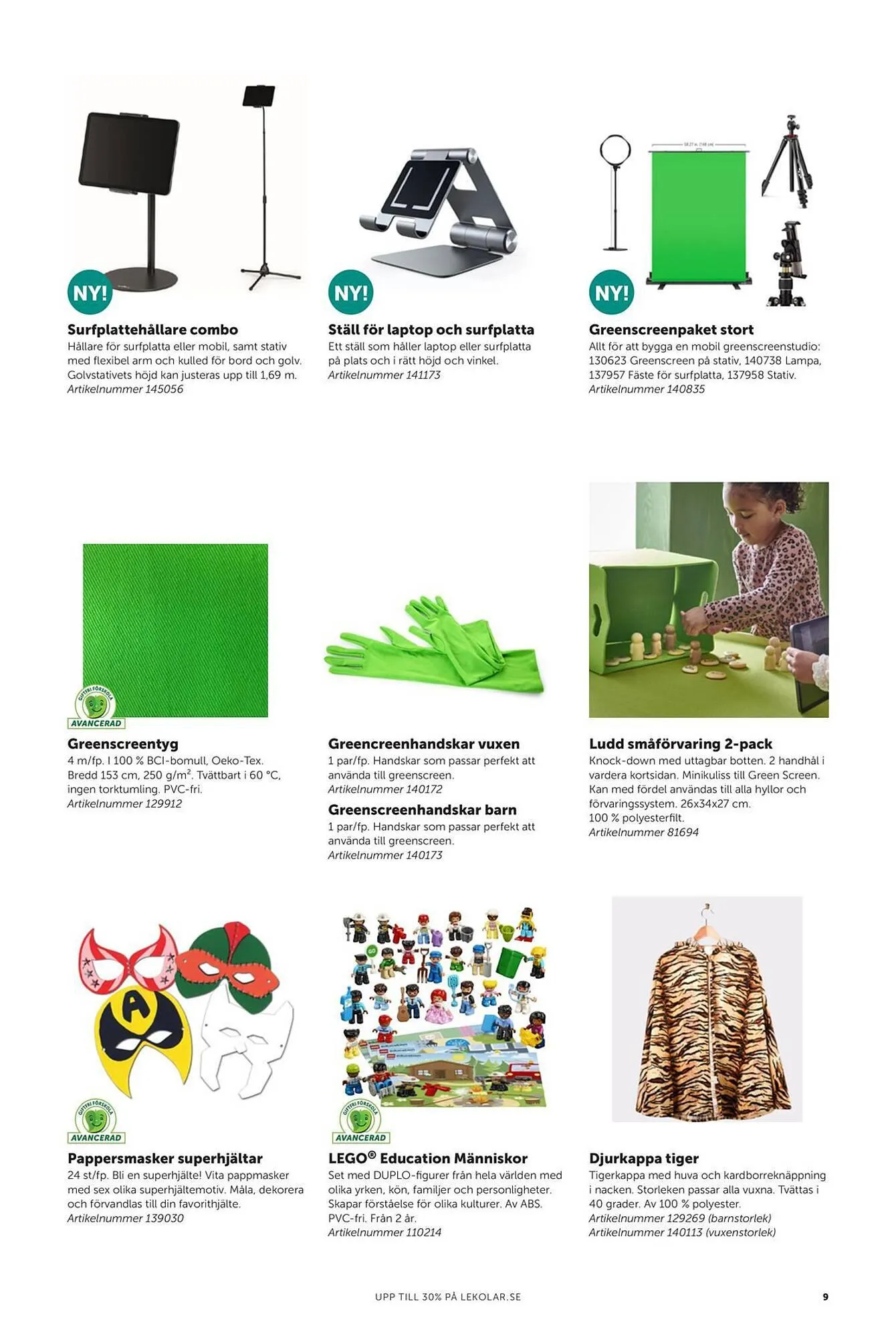 Lekolar reklamblad från 23 februari till 31 december 2024 - Reklamblad sidor 9