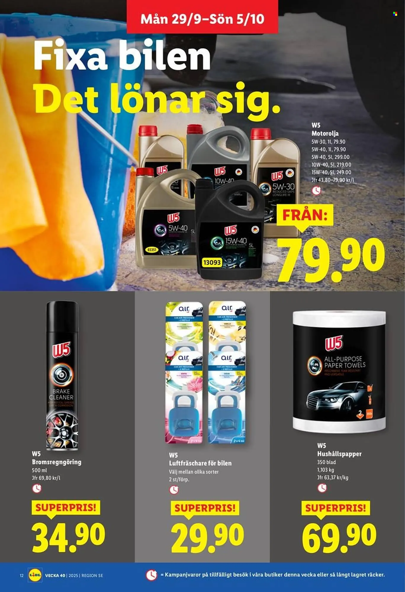 Lidl reklamblad från 29 september till 5 oktober 2025 - Reklamblad sidor 14