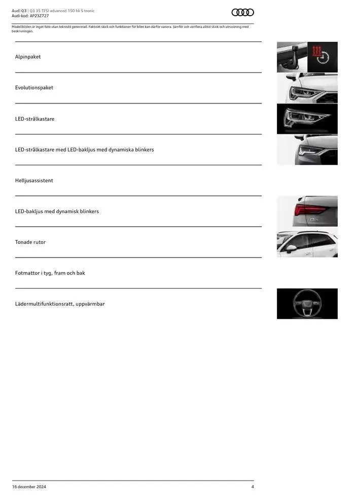 Audi Q3 från 16 december till 16 december 2025 - Reklamblad sidor 4