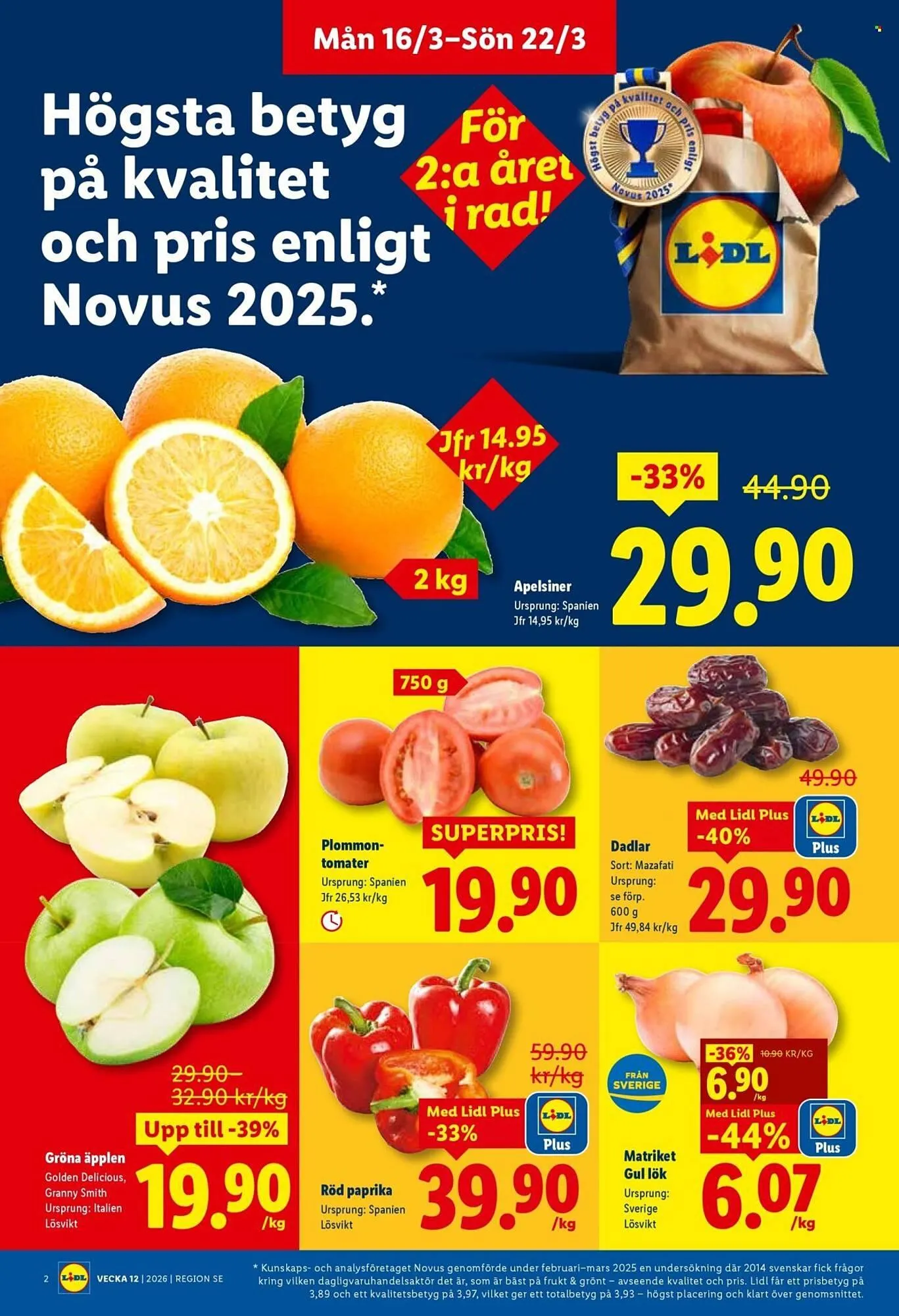 Lidl reklamblad från 16 mars till 22 mars 2026 - Reklamblad sidor 2