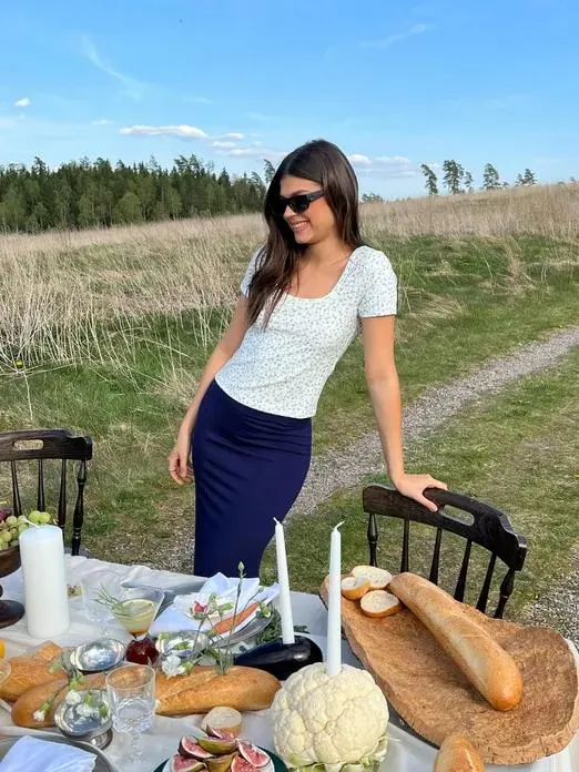 Lovely Printed Rib Tee