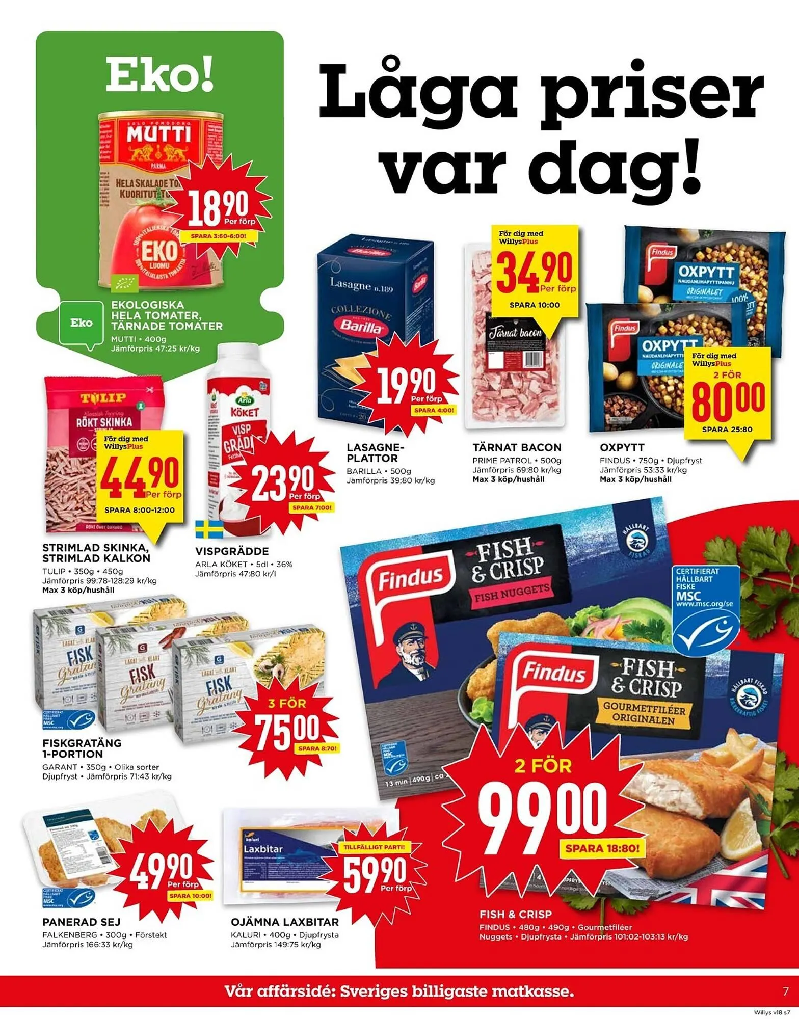 Willys reklamblad från 29 april till 5 maj 2024 - Reklamblad sidor 7