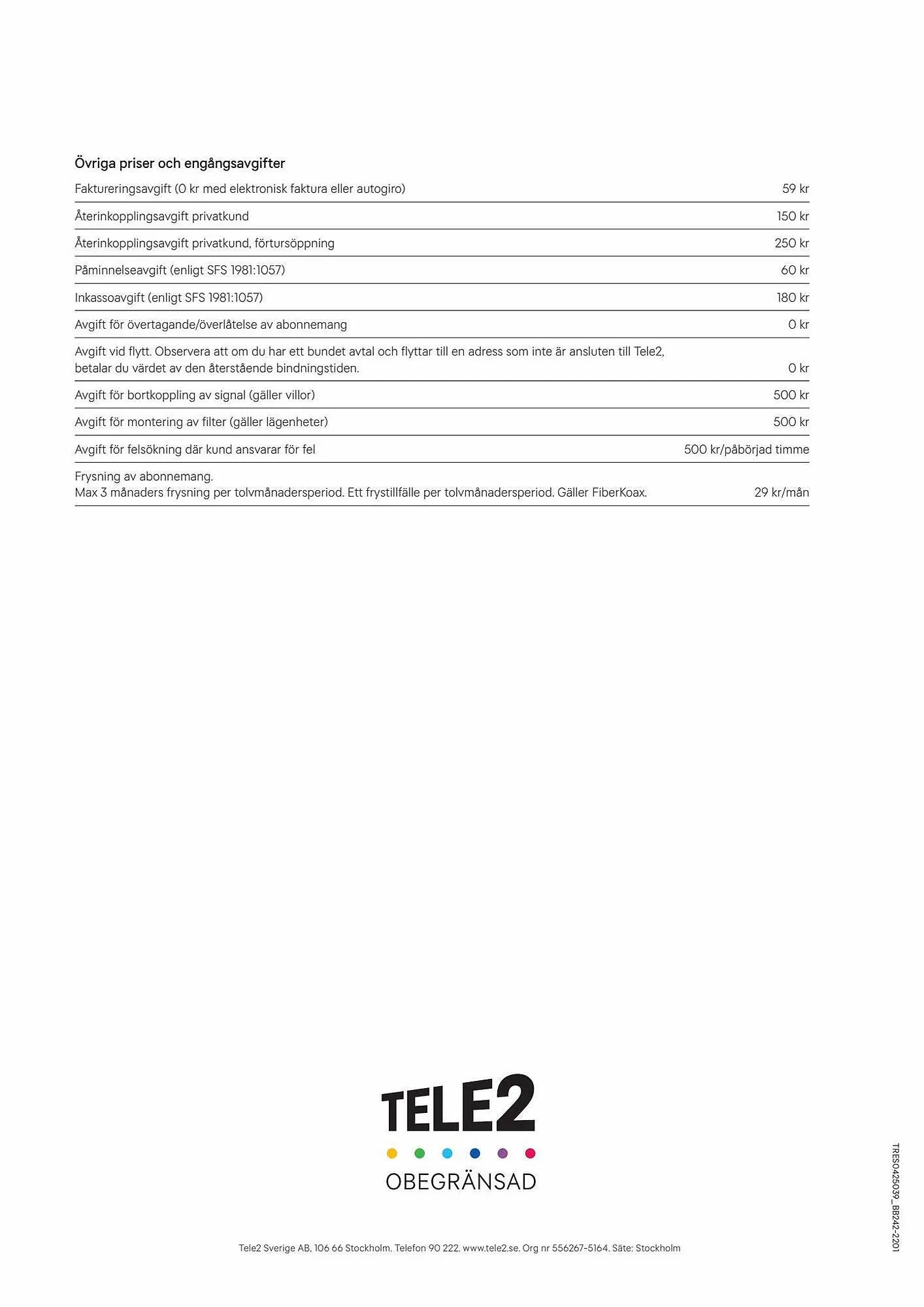 Tele2 reklamblad från 6 september till 11 november 2023 - Reklamblad sidor 5