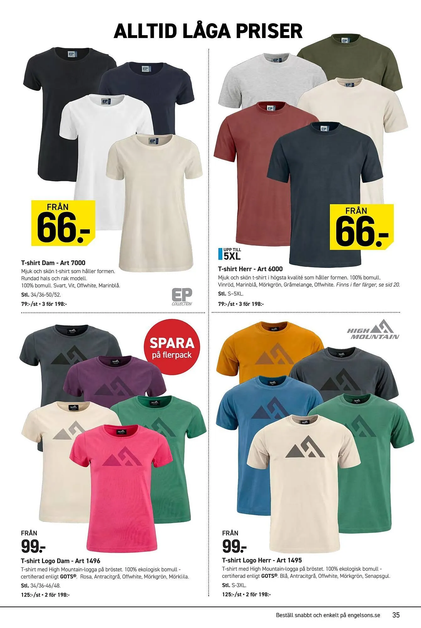 Engelsons reklamblad från 12 maj till 31 maj 2025 - Reklamblad sidor 35