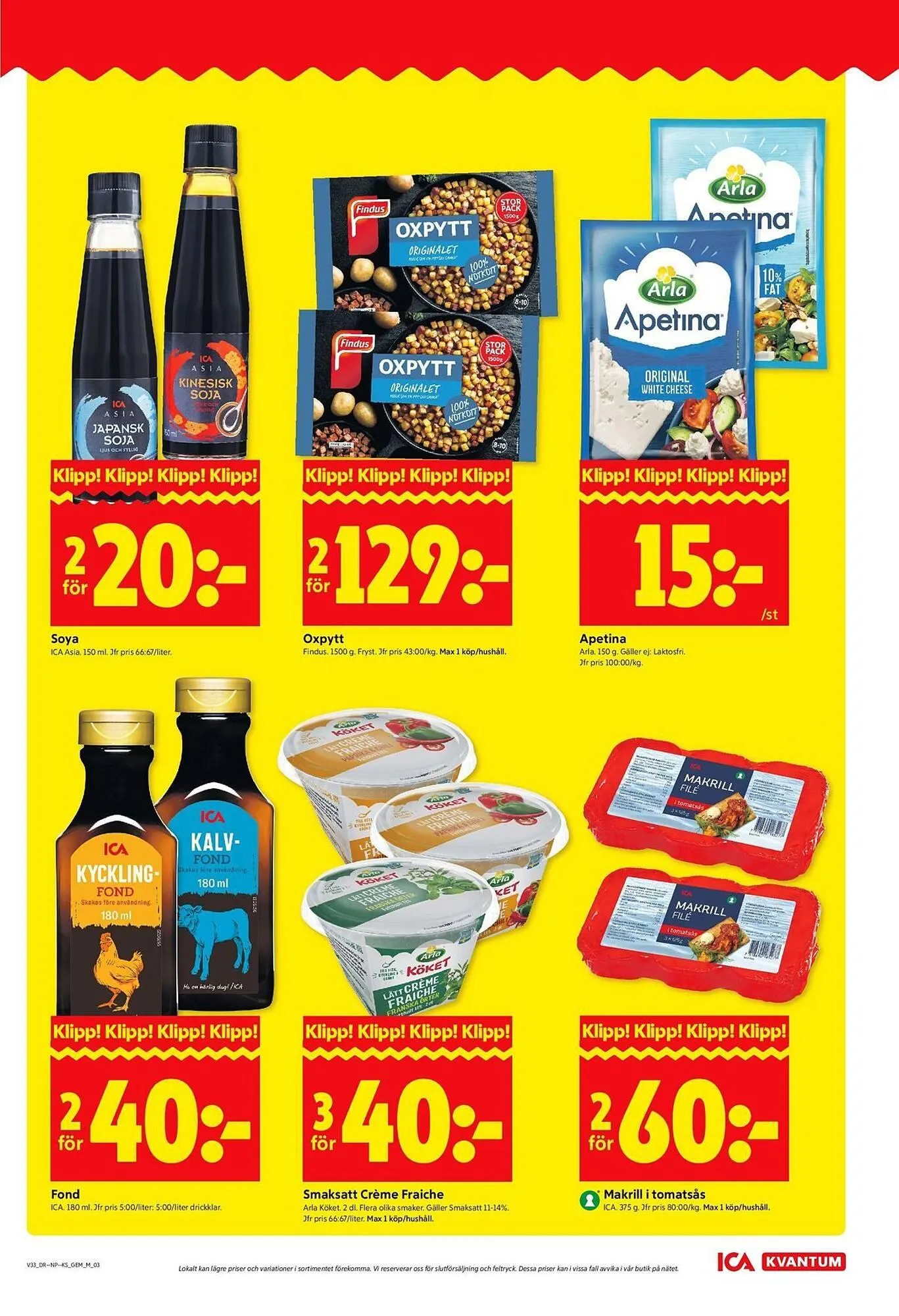 ICA Kvantum reklamblad från 11 augusti till 17 augusti 2025 - Reklamblad sidor 3