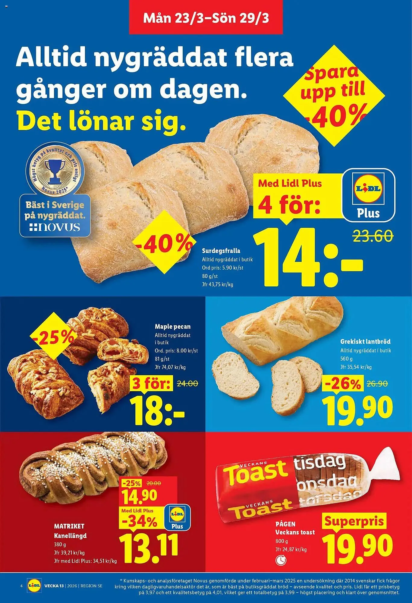 Lidl reklamblad från 23 mars till 29 mars 2026 - Reklamblad sidor 4