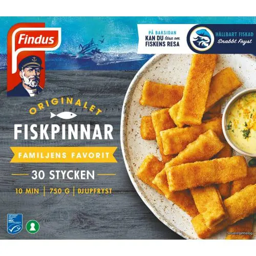 Fiskpinnar Frysta/30-pack