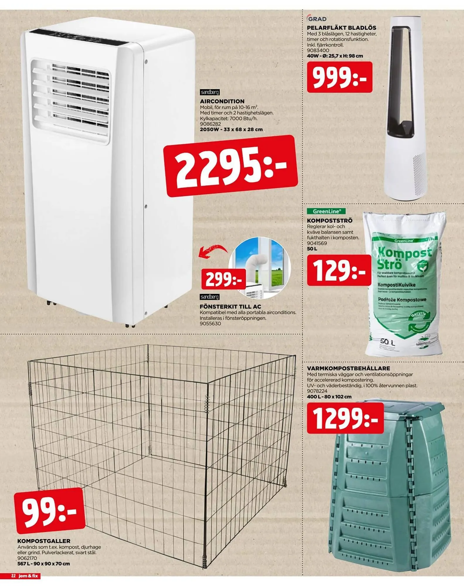 Jem&Fix reklamblad från 11 maj till 18 maj 2026 - Reklamblad sidor 22