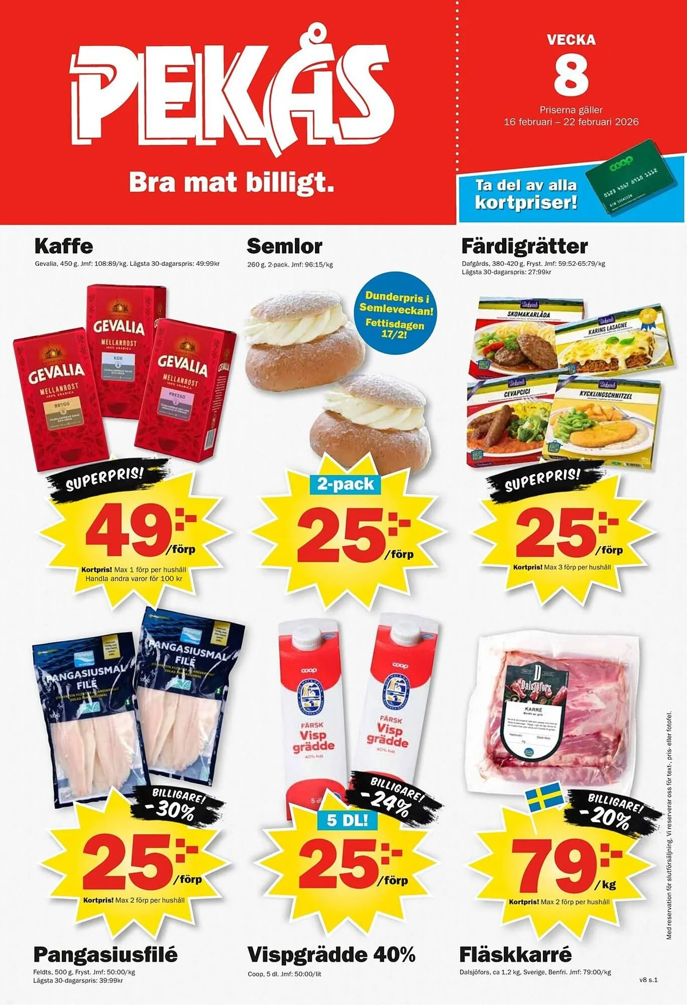Pekås reklamblad - 1