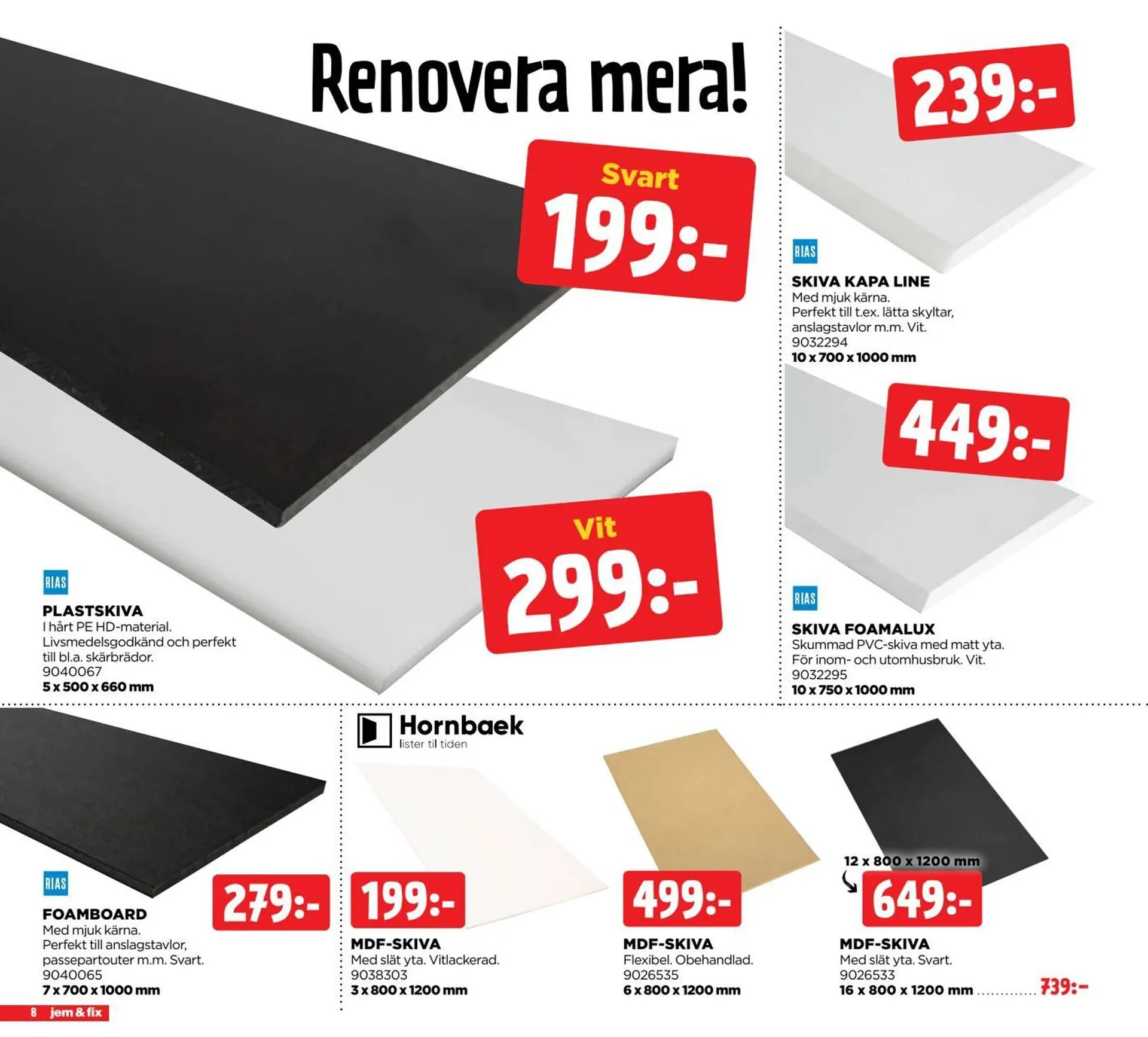 Jem&Fix reklamblad från 20 oktober till 2 november 2025 - Reklamblad sidor 8