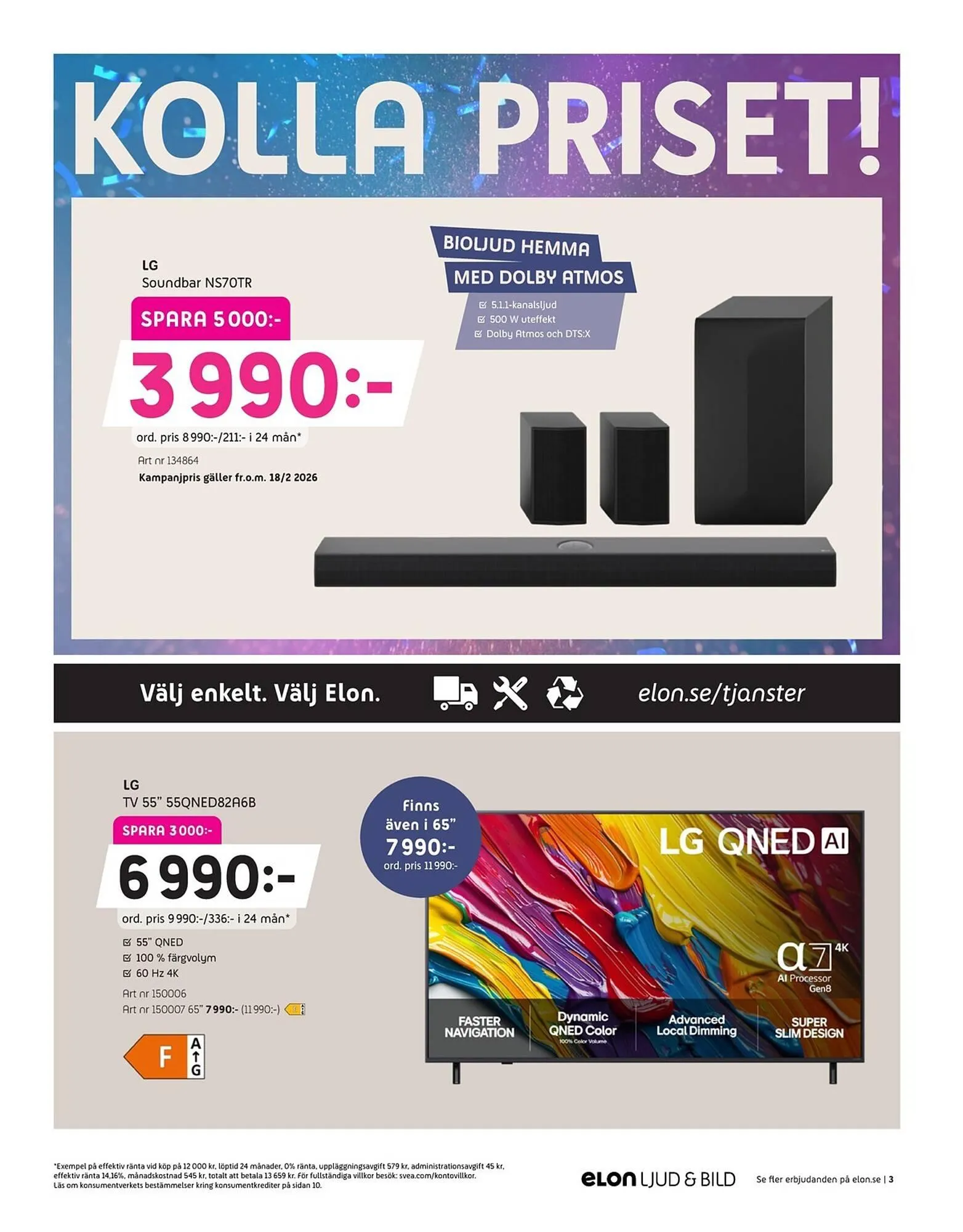 Elon reklamblad från 16 februari till 1 mars 2026 - Reklamblad sidor 3