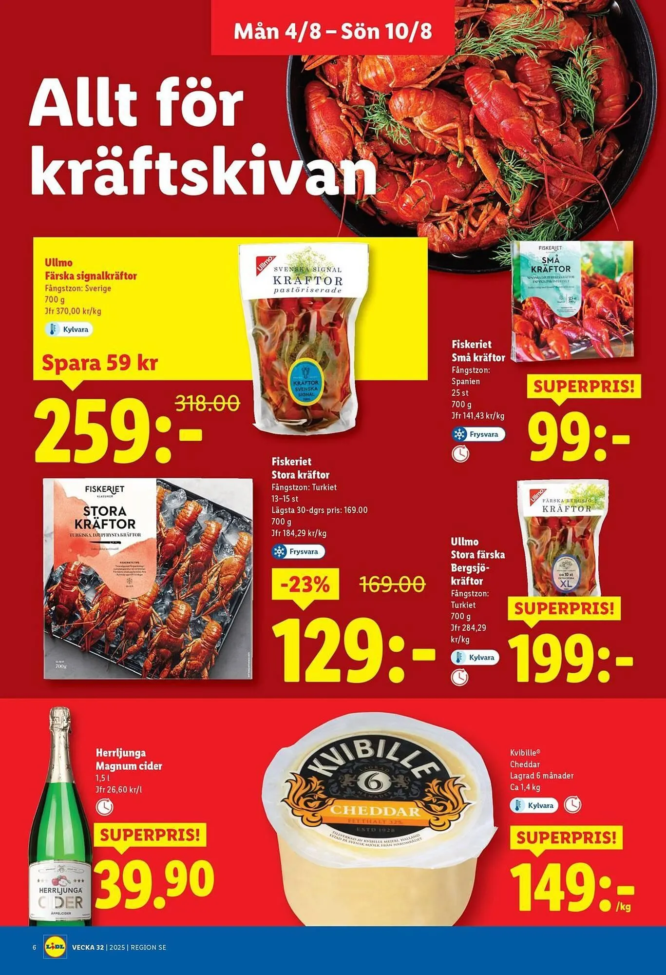 Lidl reklamblad från 4 augusti till 10 augusti 2025 - Reklamblad sidor 6