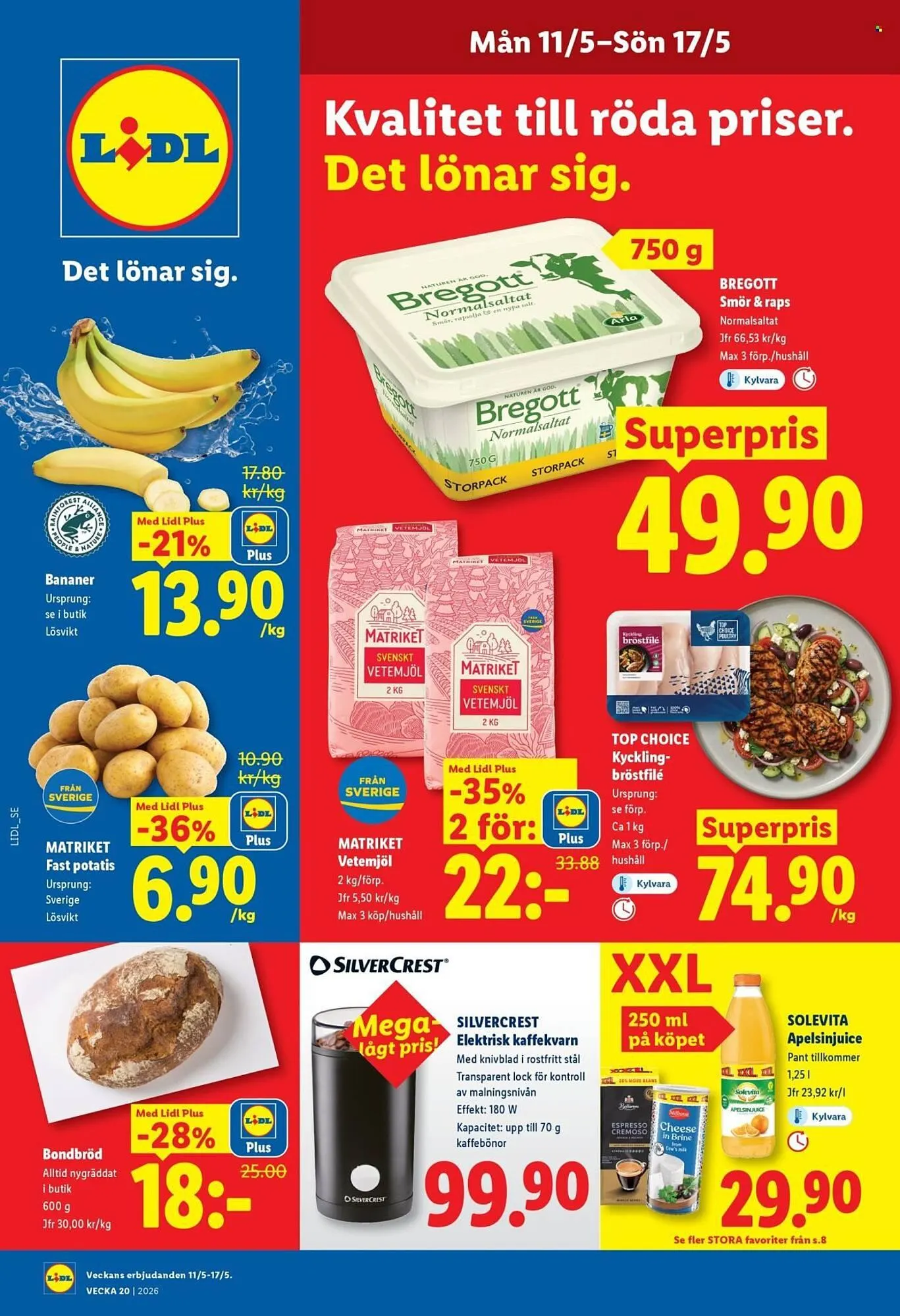 Lidl reklamblad från 11 maj till 17 maj 2026 - Reklamblad sidor 1
