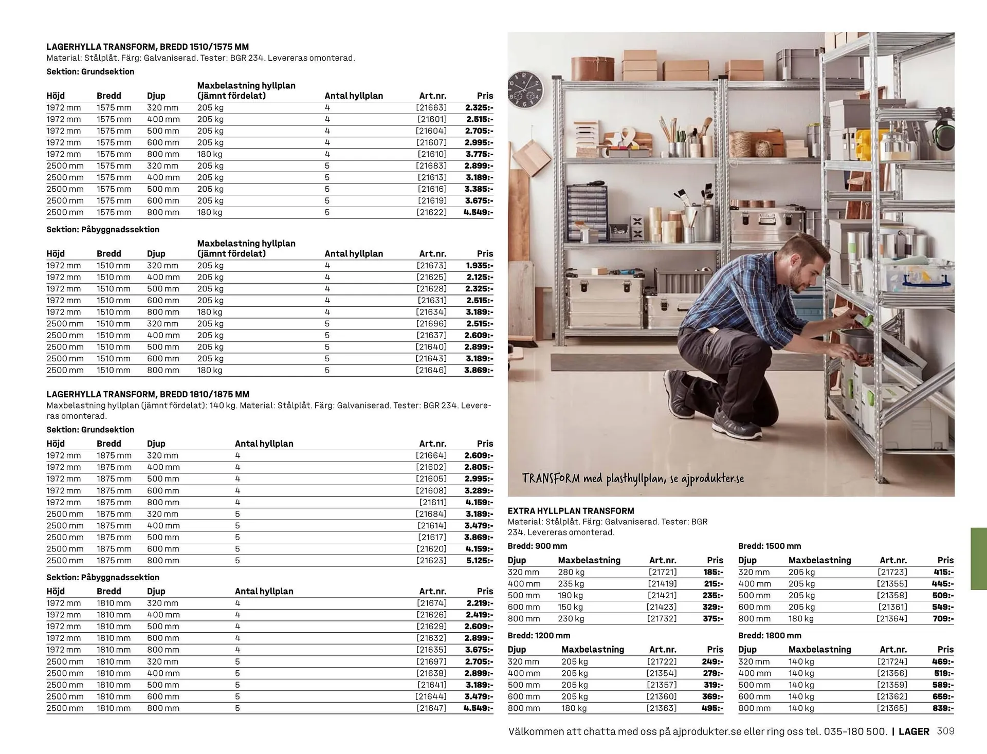 AJ Produkter reklamblad från 1 januari till 31 december 2025 - Reklamblad sidor 309