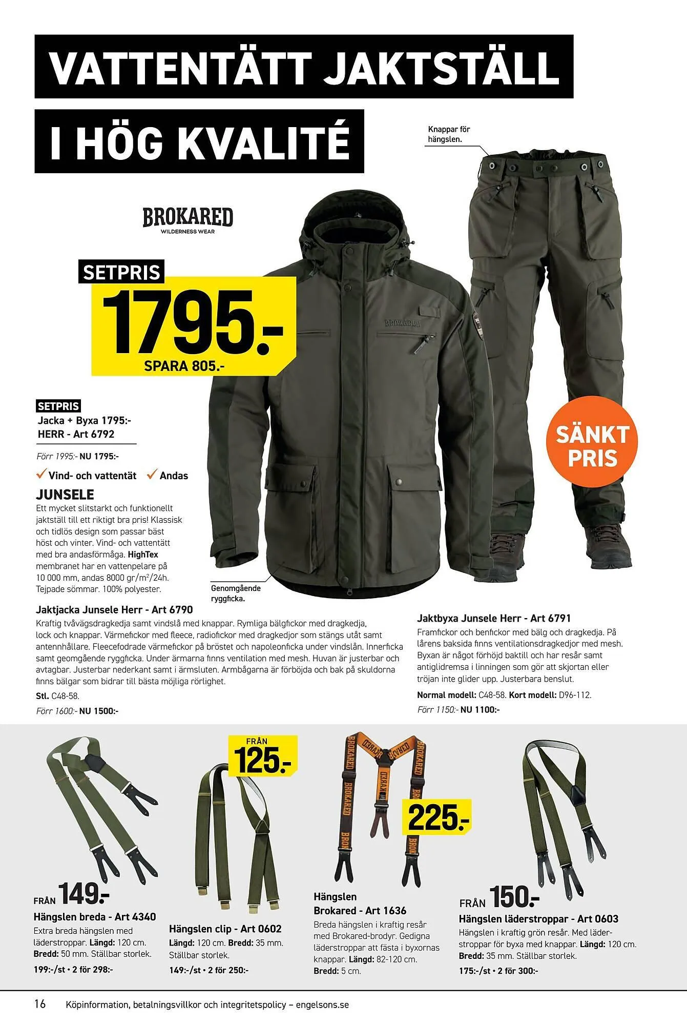 Engelsons reklamblad från 1 juli till 31 juli 2025 - Reklamblad sidor 16